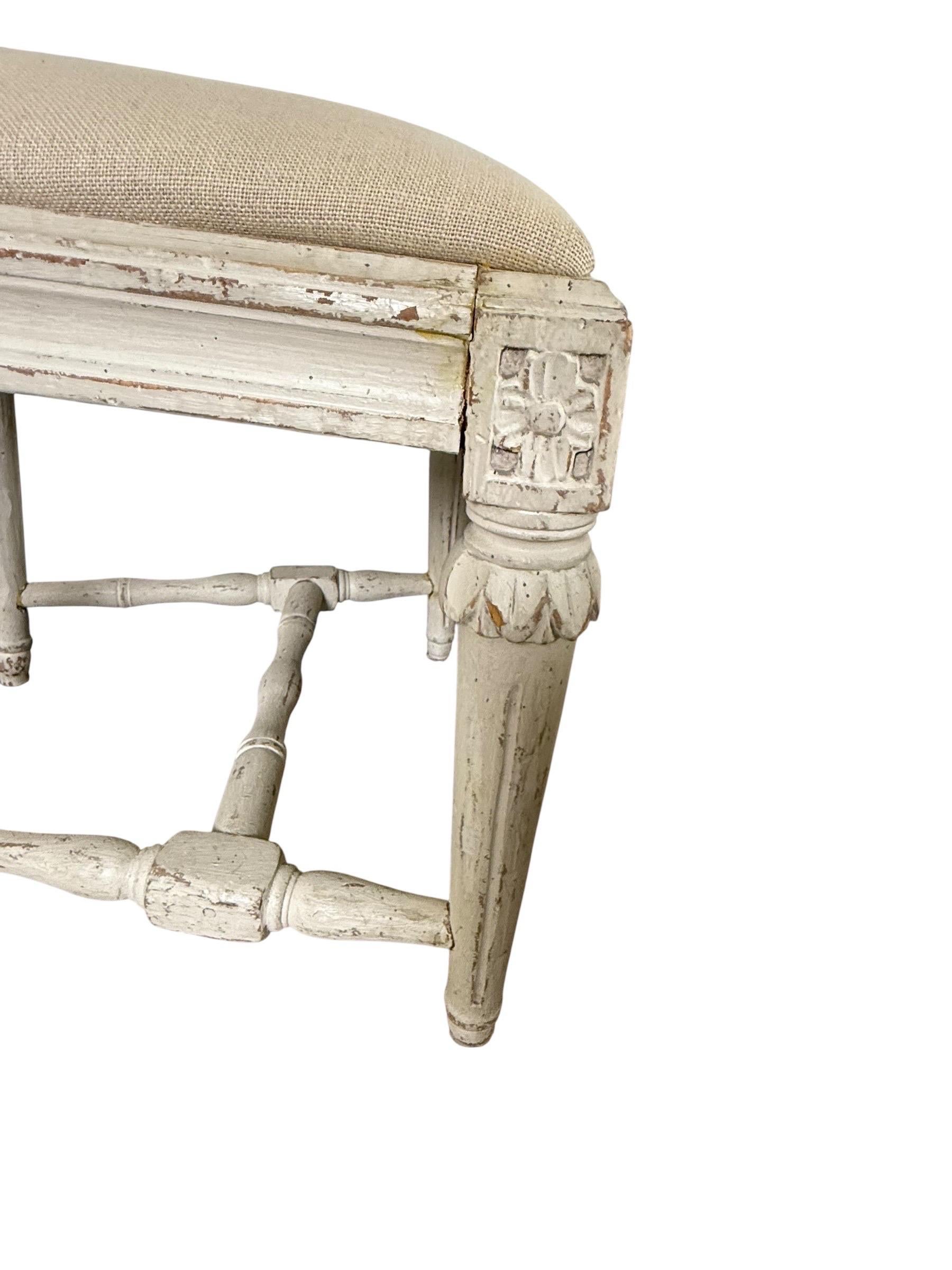 Set of Eight Swedish Gustavian Style Dining Chairs, 19th Century For Sale 8