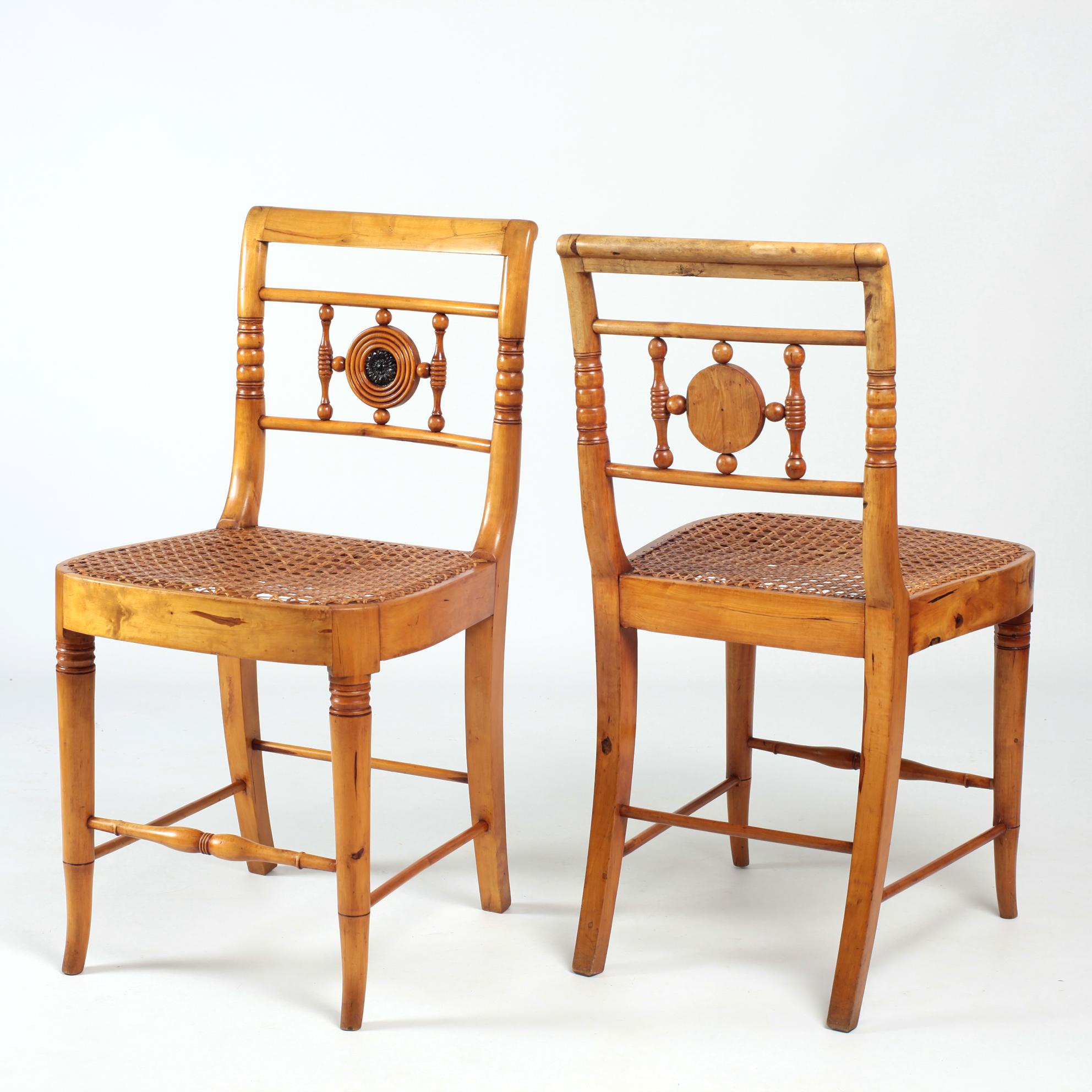 Set of Eight Swedish Lindome Dining Chairs 19th Century  1