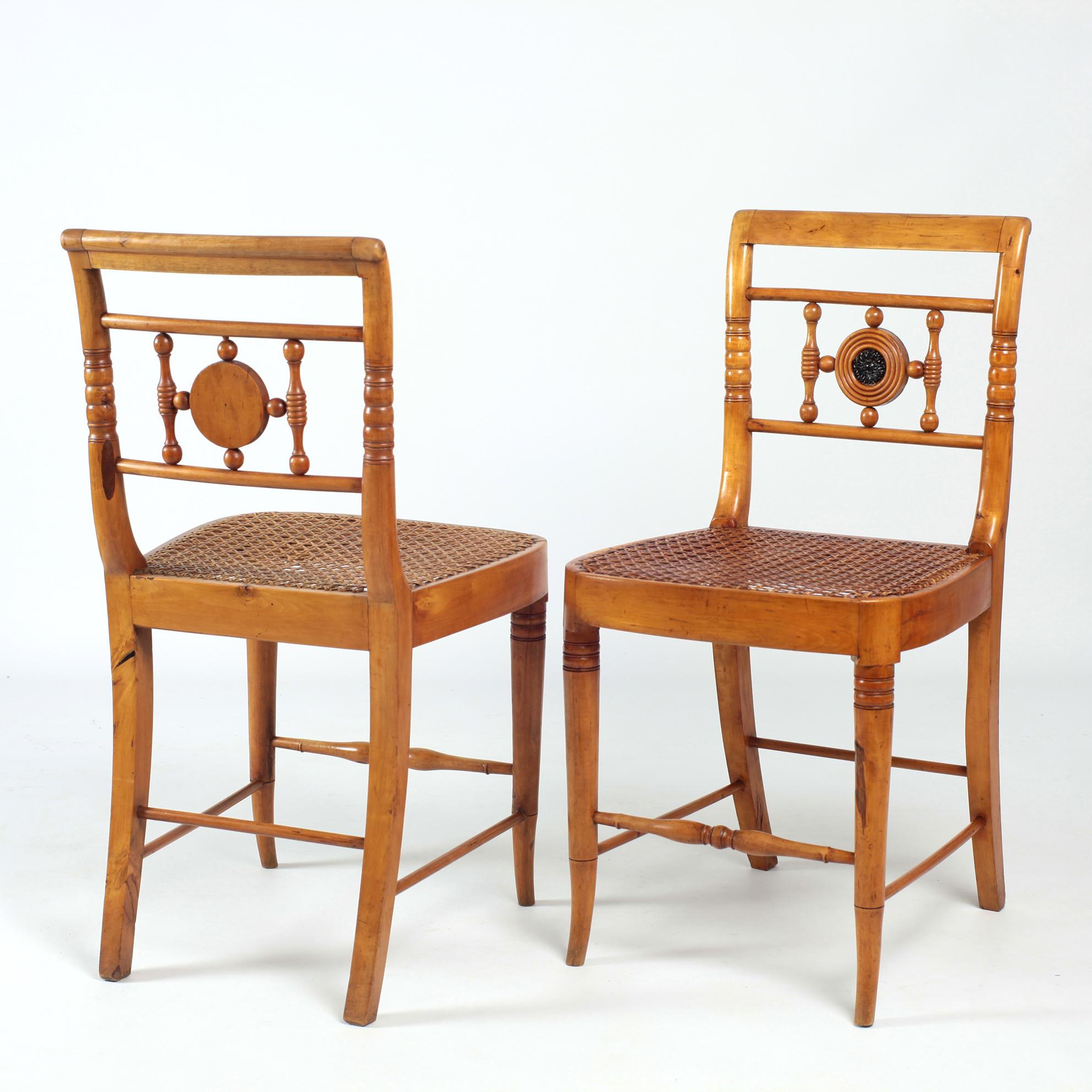 Set of Eight Swedish Lindome Dining Chairs 19th Century  2