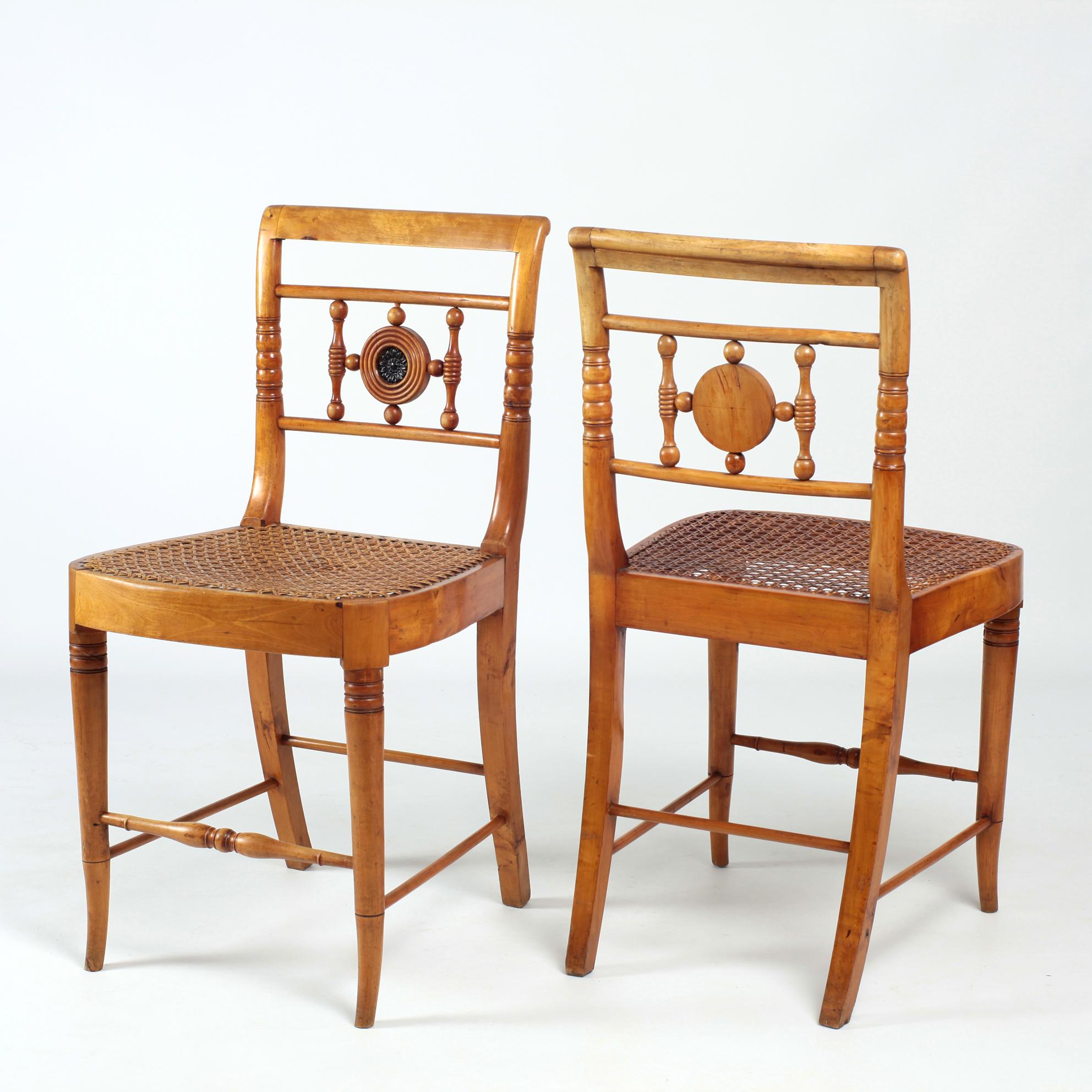 Set of Eight Swedish Lindome Dining Chairs 19th Century  3