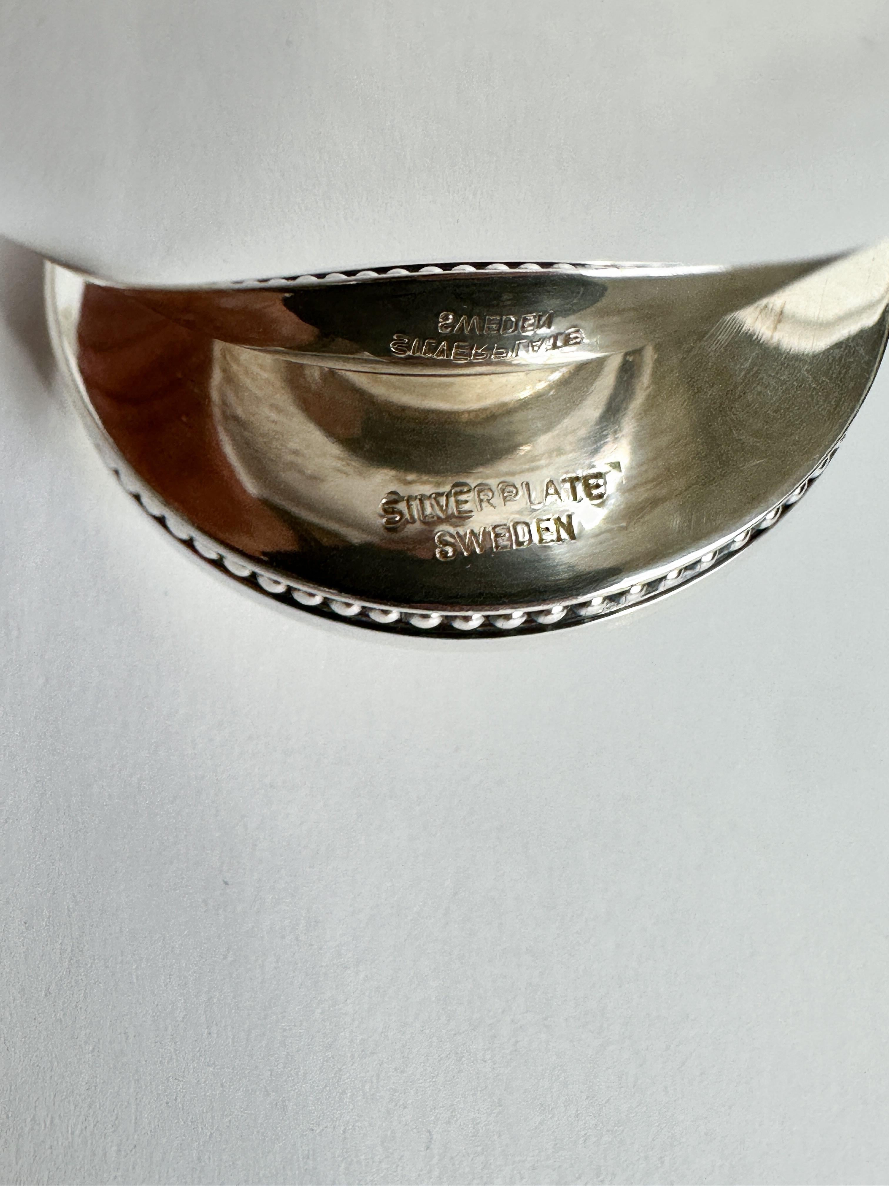 Set of Eight Swedish Silver Cups Cocktail Glass Nickel Silver 1940s Art Deco For Sale 5