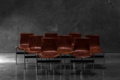 Conjunto de ocho "Sillas T" de Katavolos, Littell y Kelley para Laverne