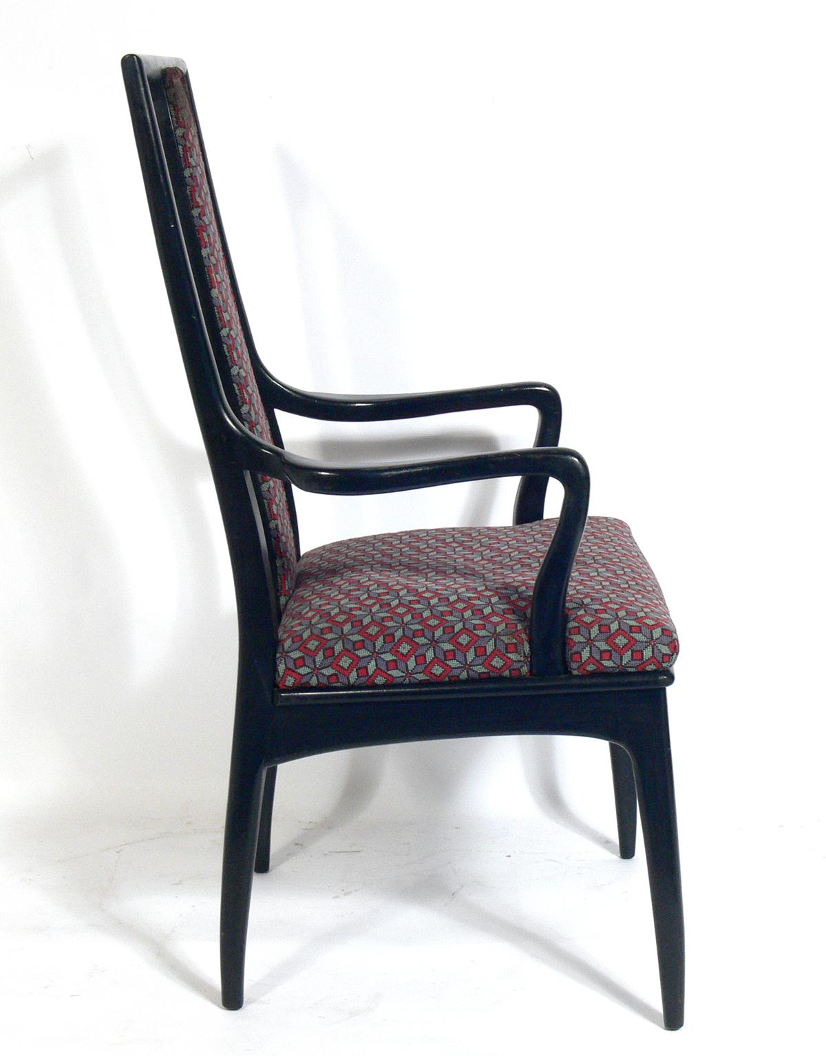 straight back dining chairs