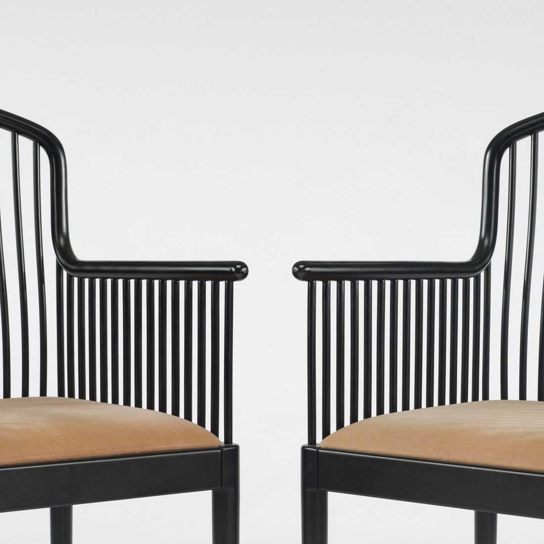 Italian Set of Eight Tan Davis Allen “Andover” Chairs for Stendig