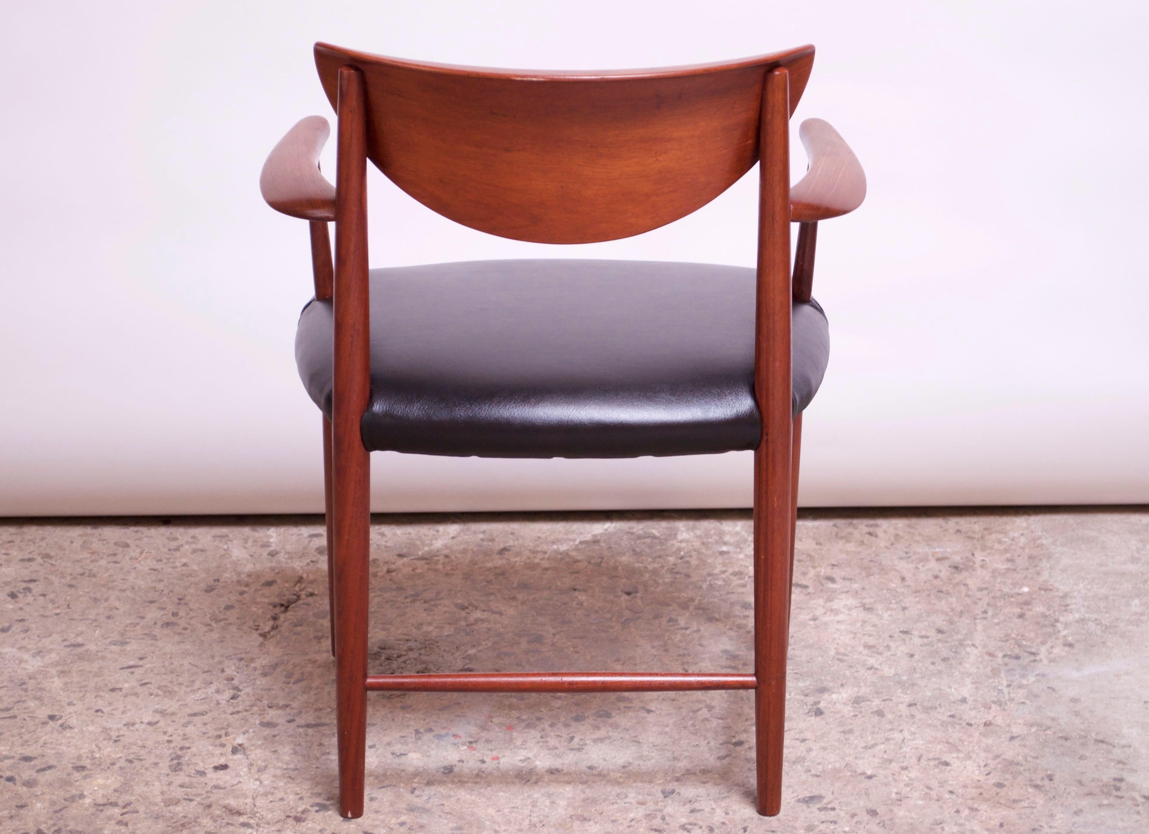 Set of Eight Teak Dining Chairs by Peter Hvidt and Orla Mølgaard Nielsen 1