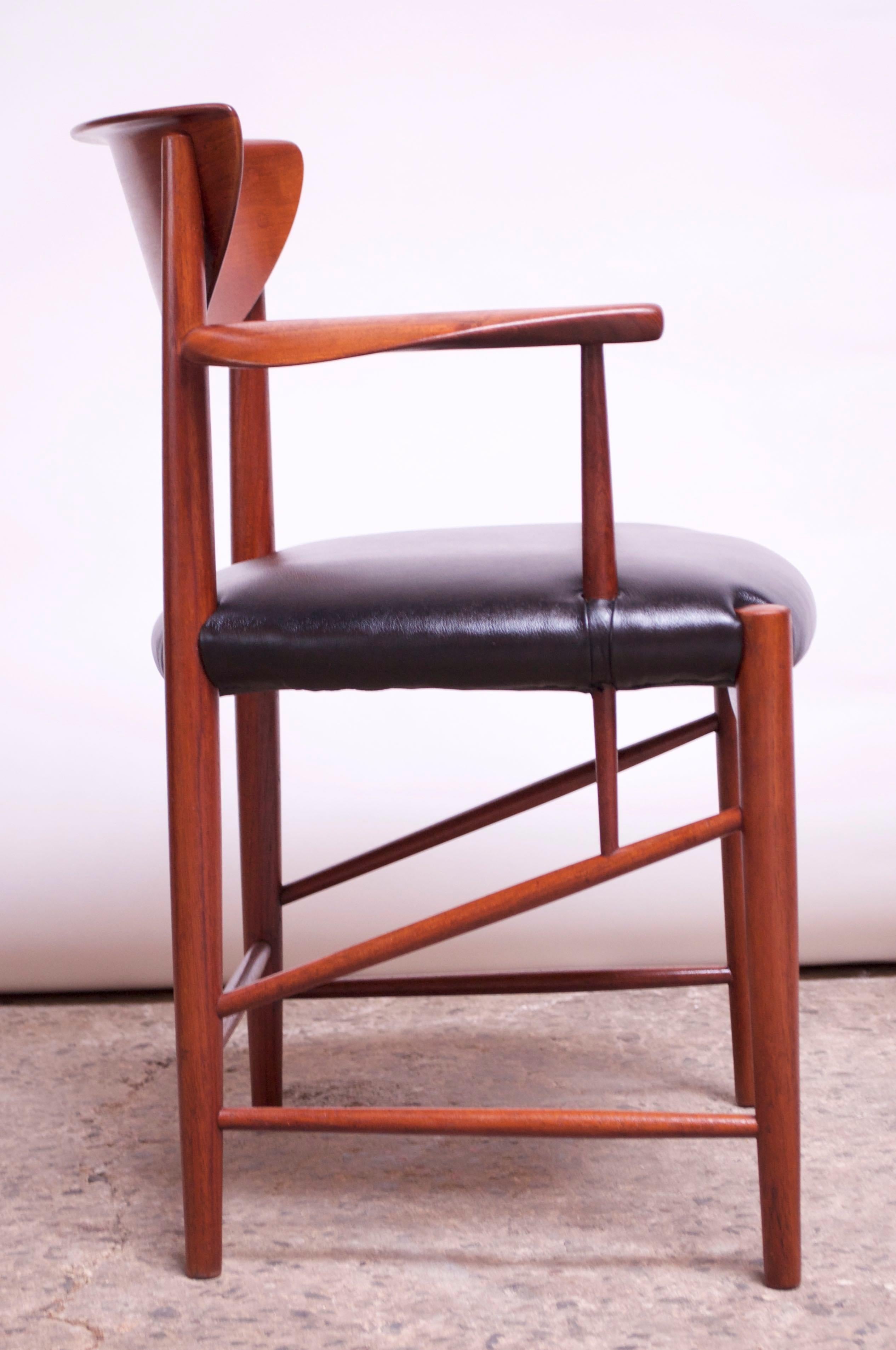Set of Eight Teak Dining Chairs by Peter Hvidt and Orla Mølgaard Nielsen 2