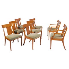 Set of Eight T.H. Robsjohn-Gibbings Dining Chairs for Widdicomb