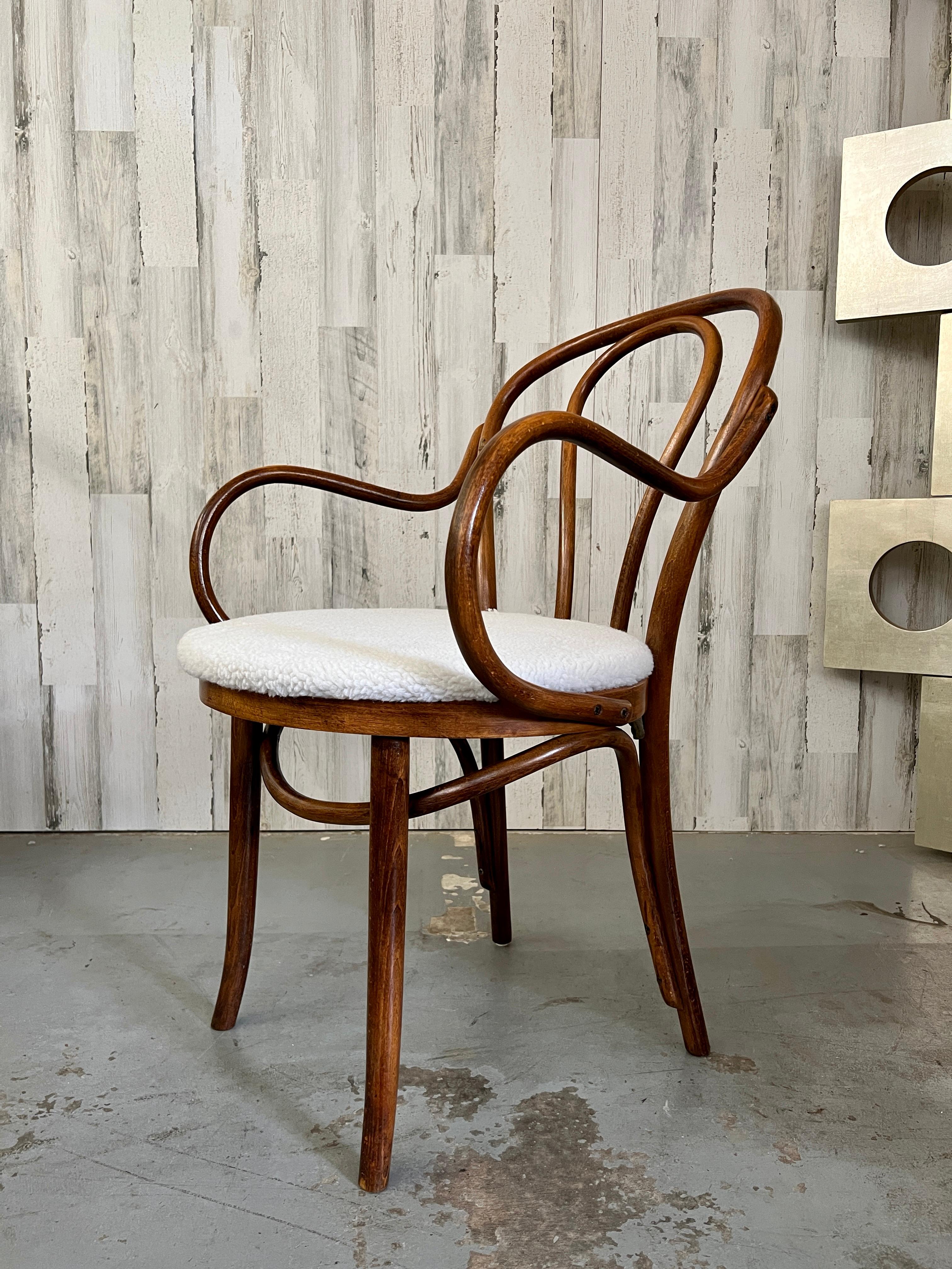 Set of Eight Thonet Arm Chairs 10