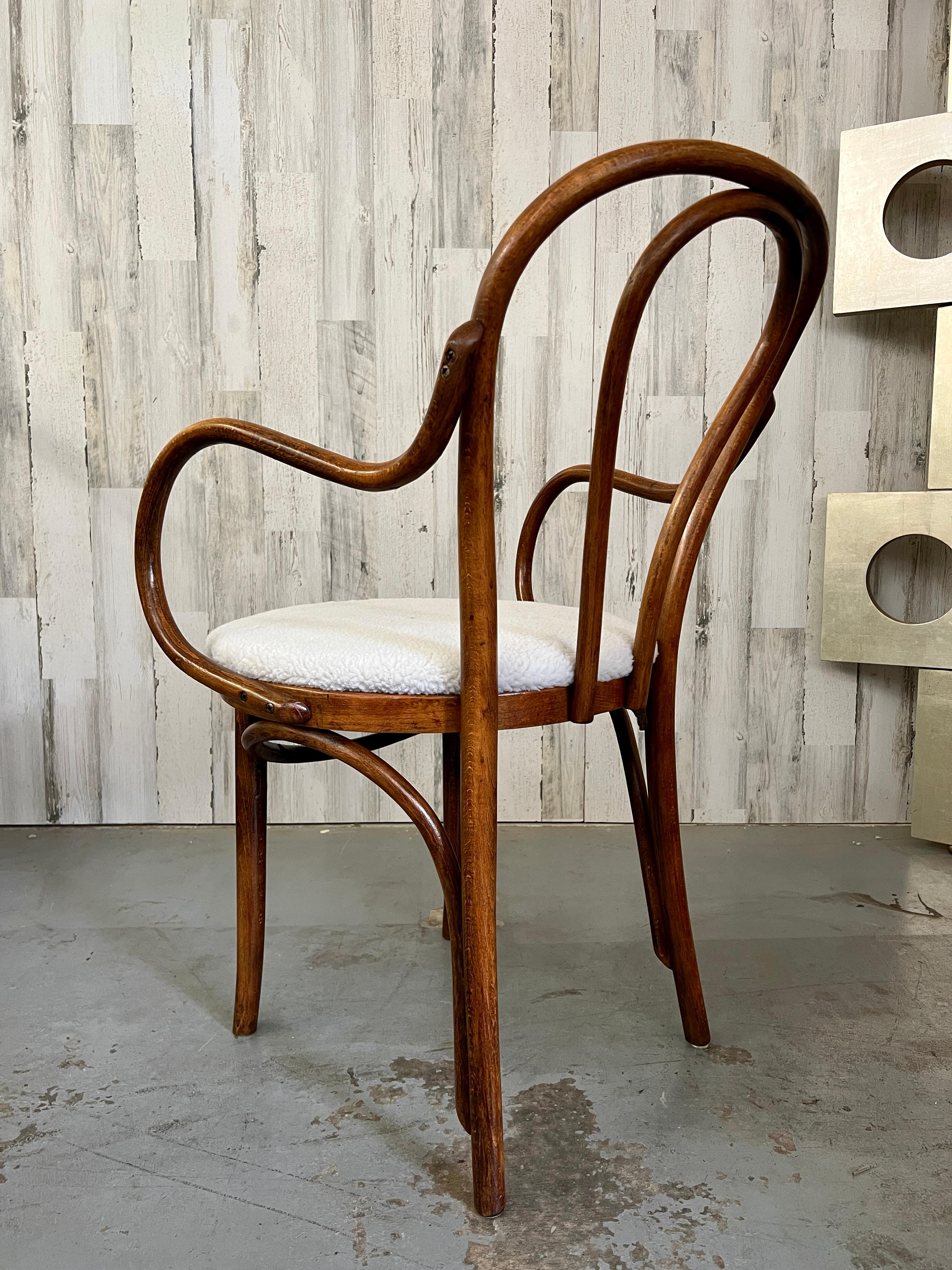 Set of Eight Thonet Arm Chairs 12