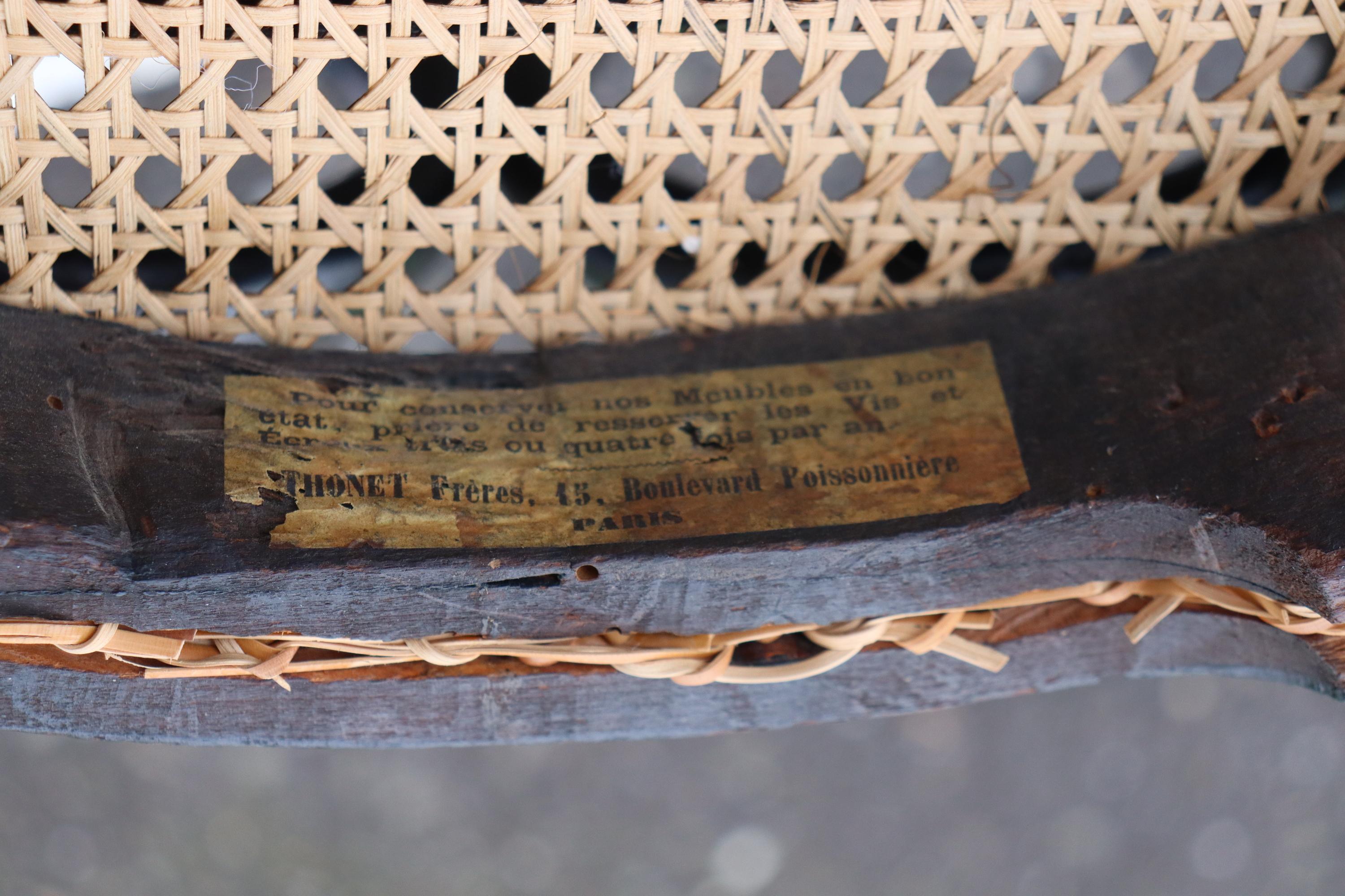 Set Of Eight Thonet Chairs, Model No. 4, Known As 