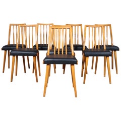 Set of Eight Thonet ‘Ton’ Dining Chairs, 1940s