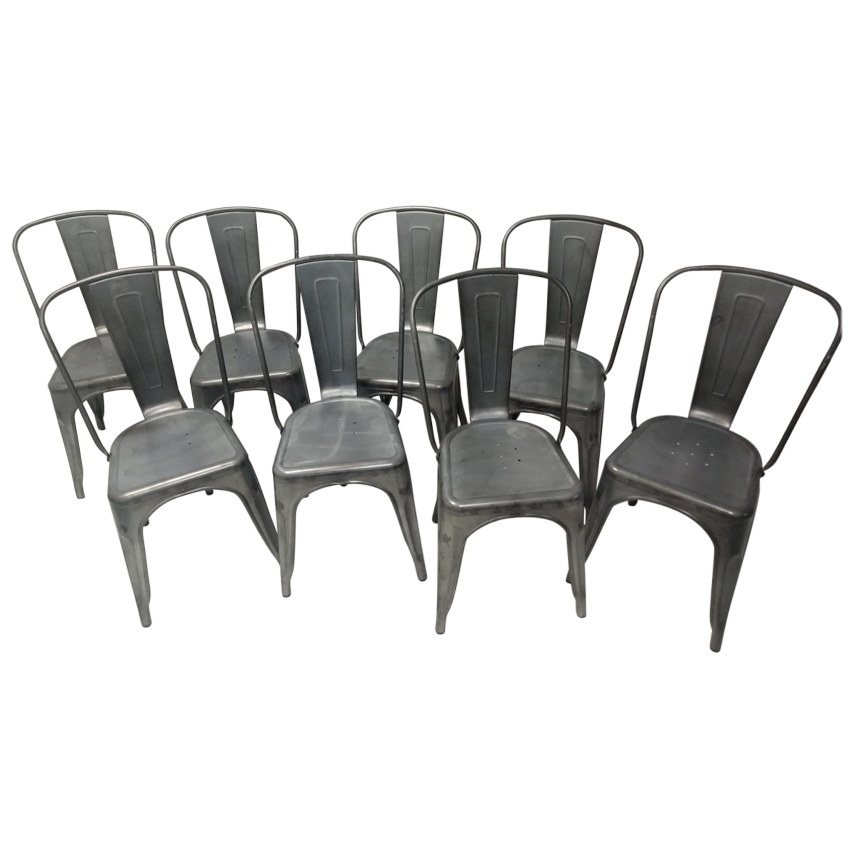 Tolix Chairs (set of 2 ) at 1stdibs