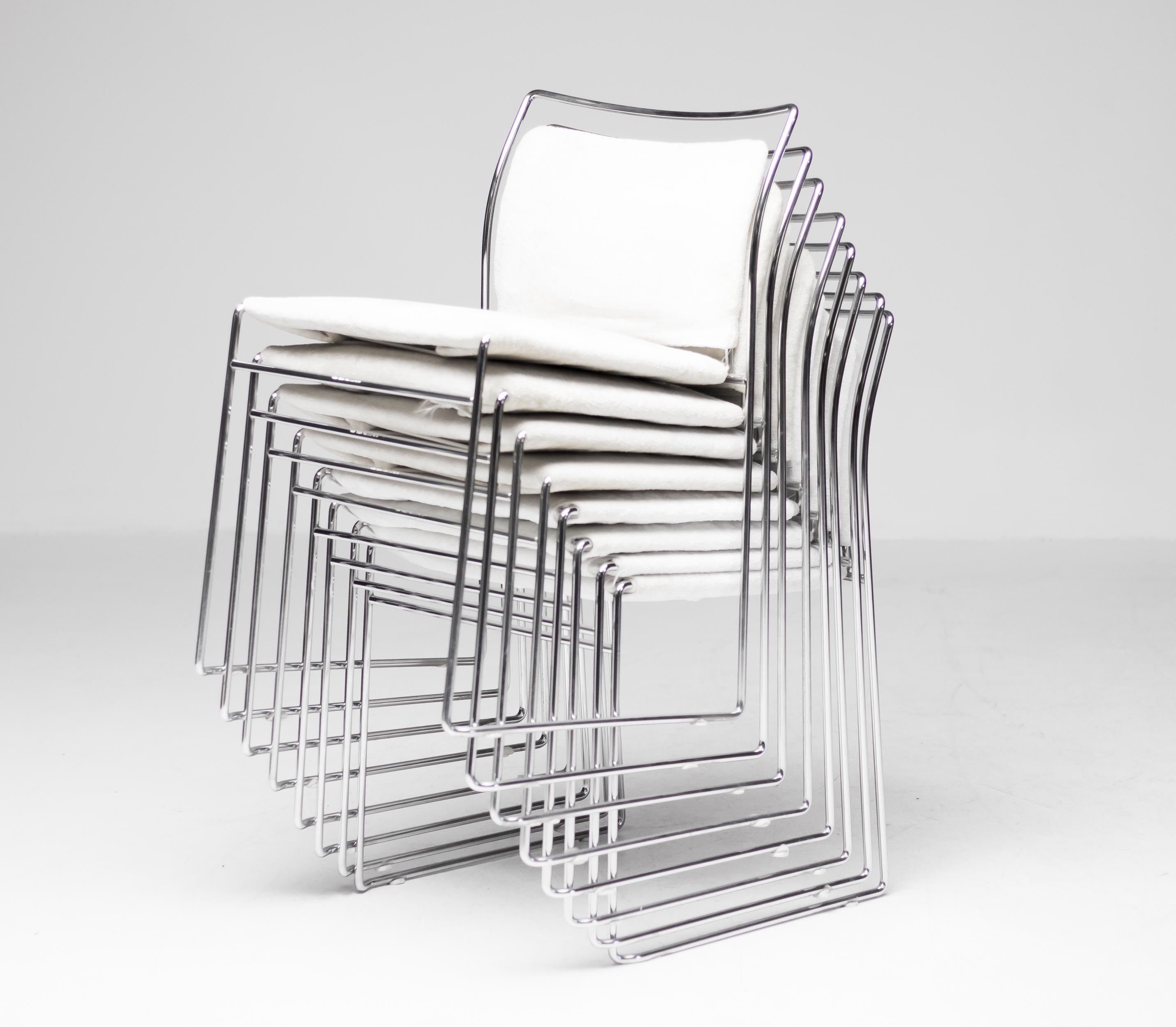 Mid-20th Century Set of Eight Tulu Chairs by Kazuhide Takahama for Simon Gavina