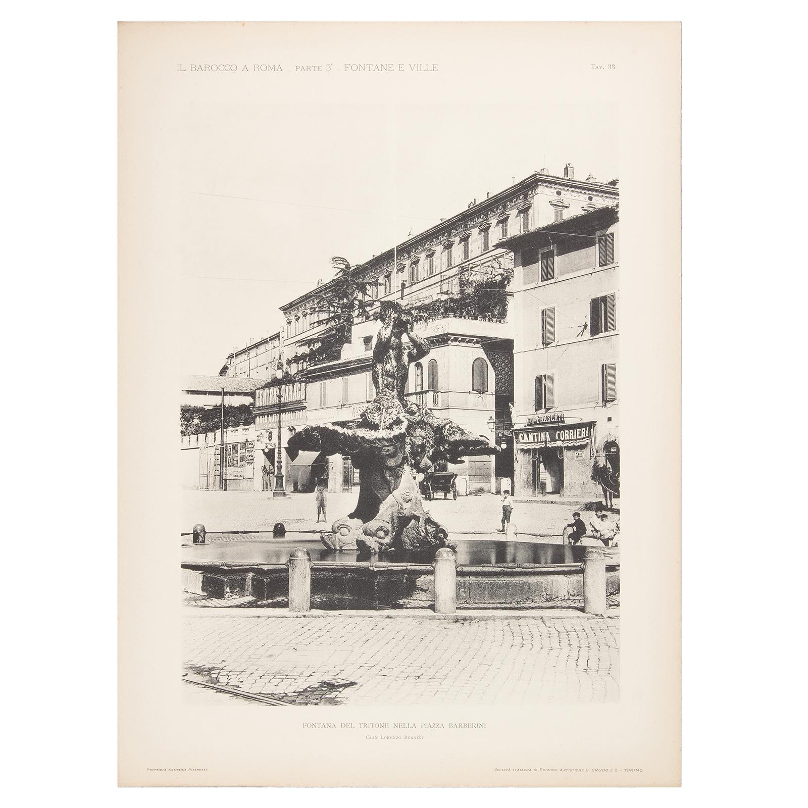 Set of Eight Architectural Prints, Italy Early 1900s 7