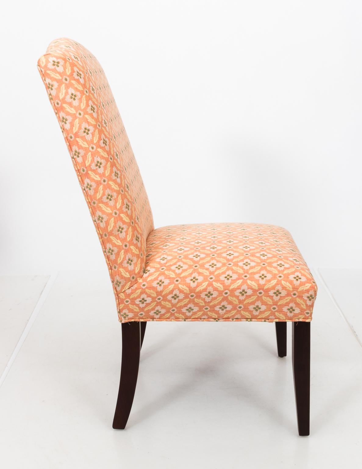 Set of Eight Upholstered Dining Chairs 5