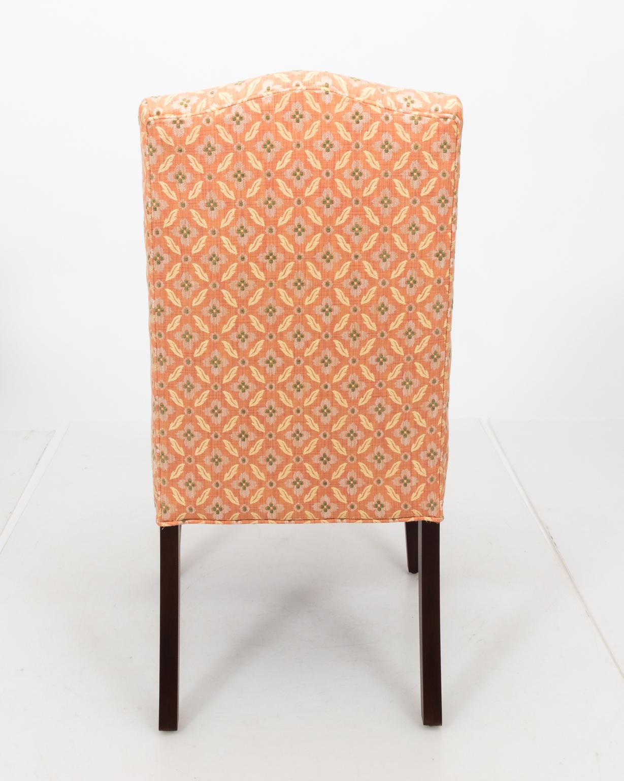 Set of Eight Upholstered Dining Chairs In Good Condition In Stamford, CT