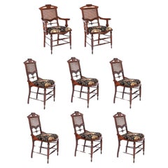 Set of Eight Victorian Dining Chairs