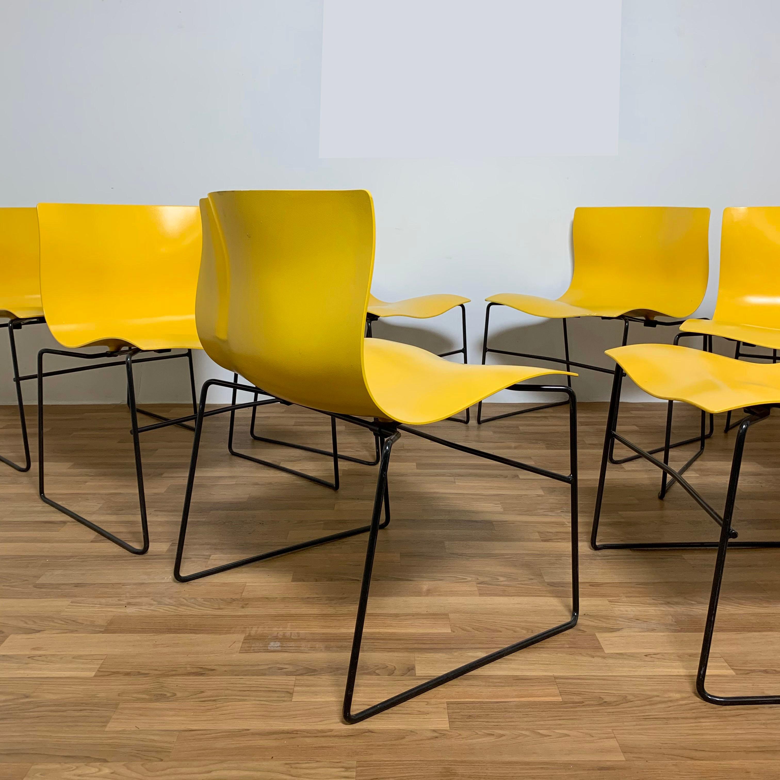 Set of Eight Vignelli for Knoll Stacking 