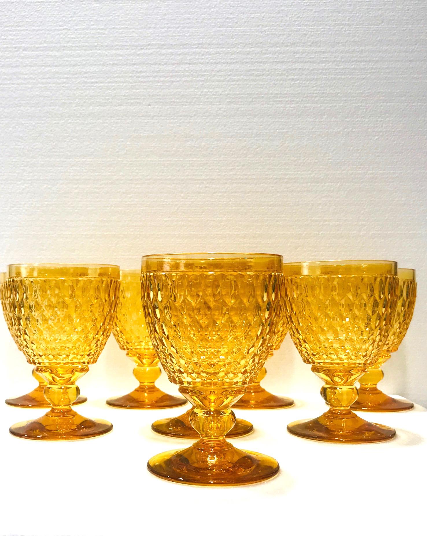 yellow goblets