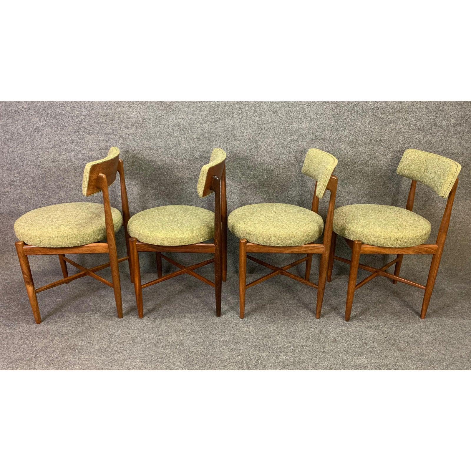 Set of Eight Vintage British Mid-Century Modern Teak Dining Chairs by G Plan 4