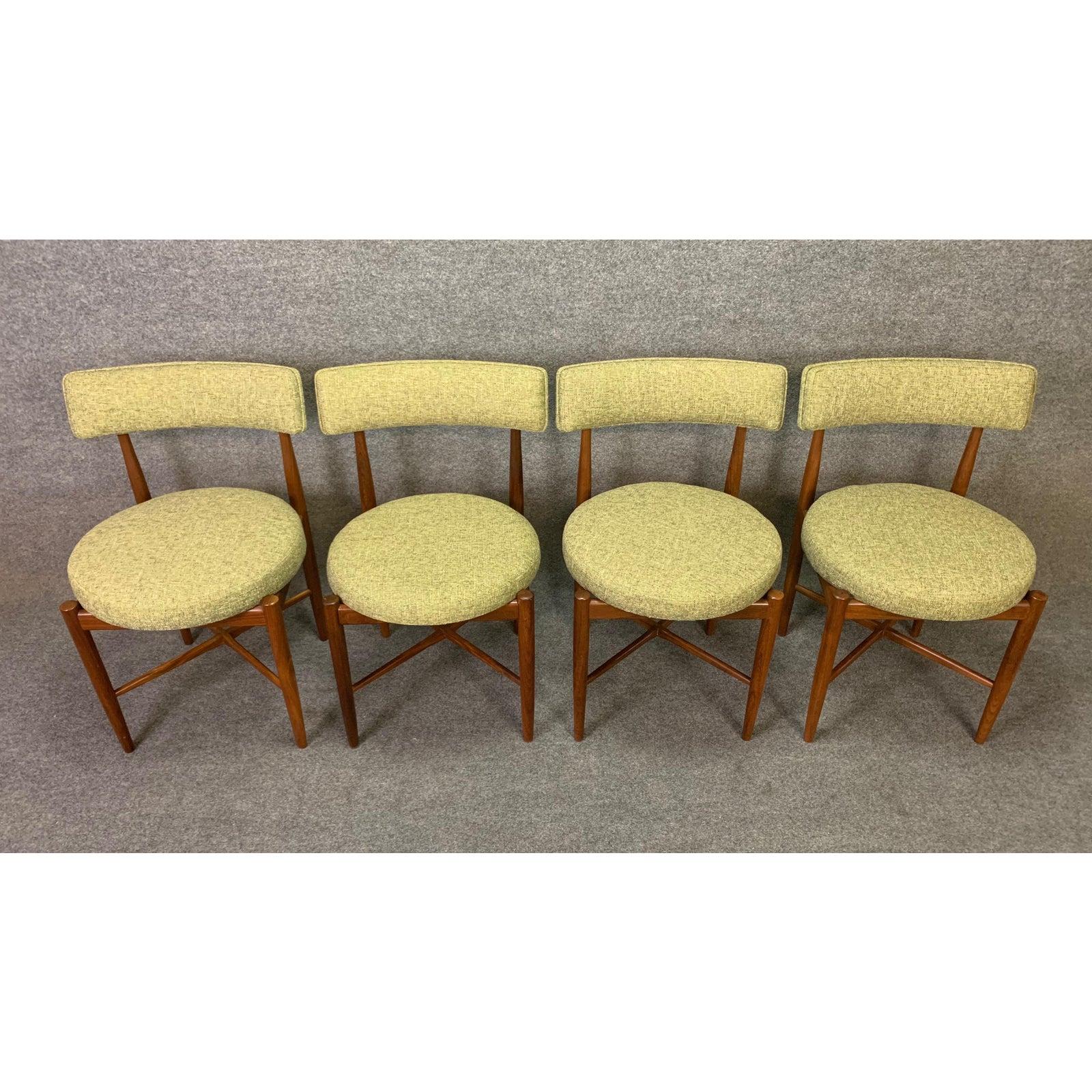 Set of Eight Vintage British Mid-Century Modern Teak Dining Chairs by G Plan 2