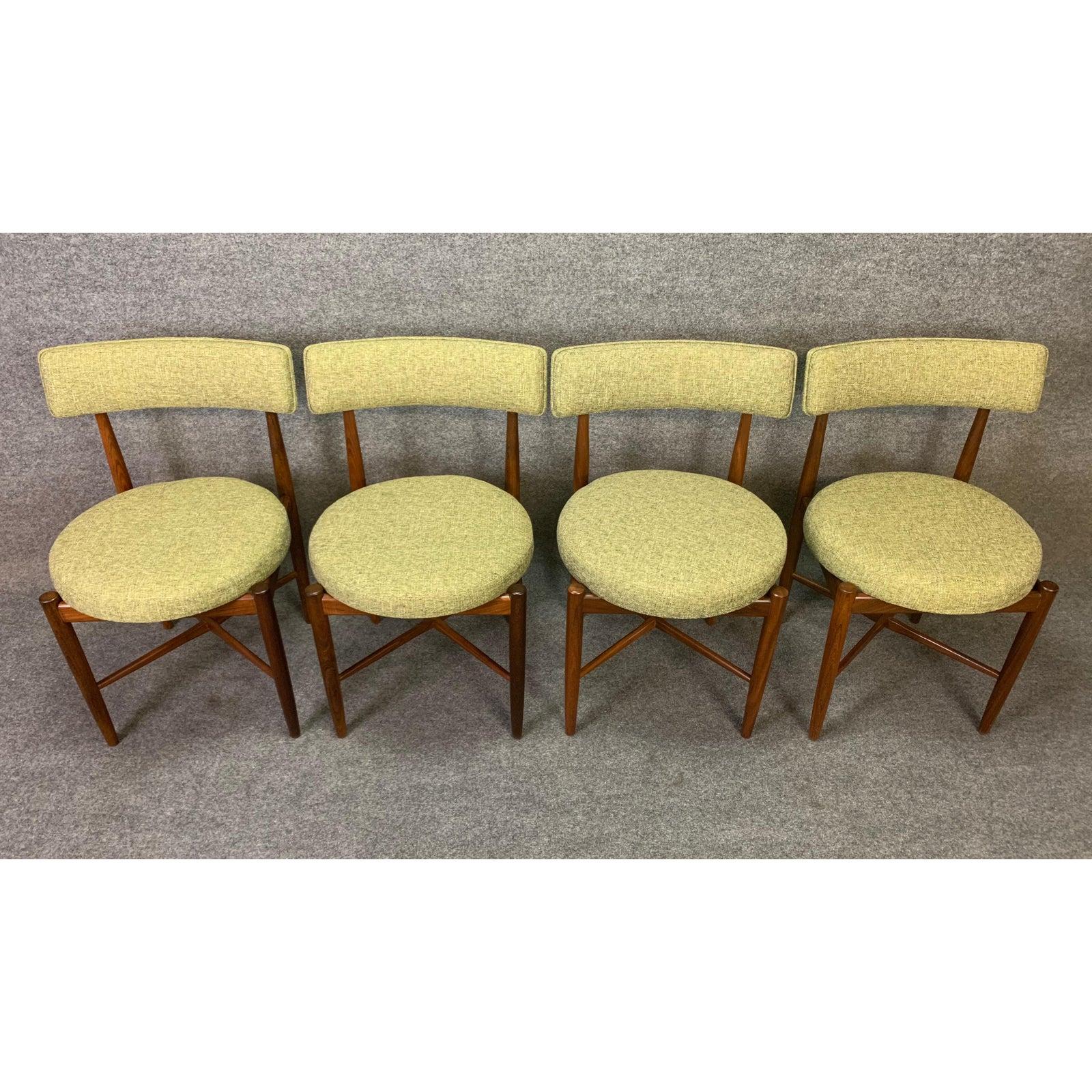 Set of Eight Vintage British Mid-Century Modern Teak Dining Chairs by G Plan 3