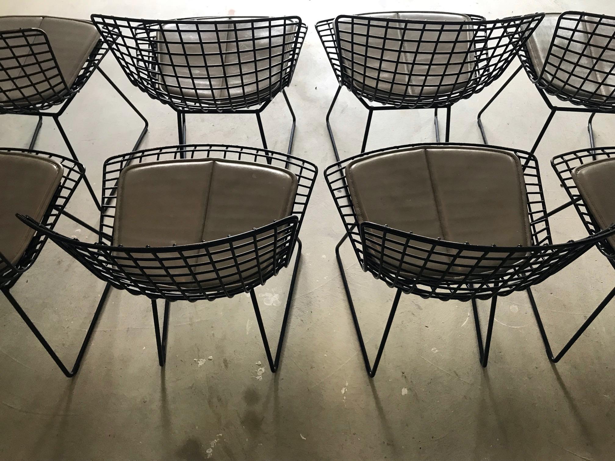 knoll wire chairs
