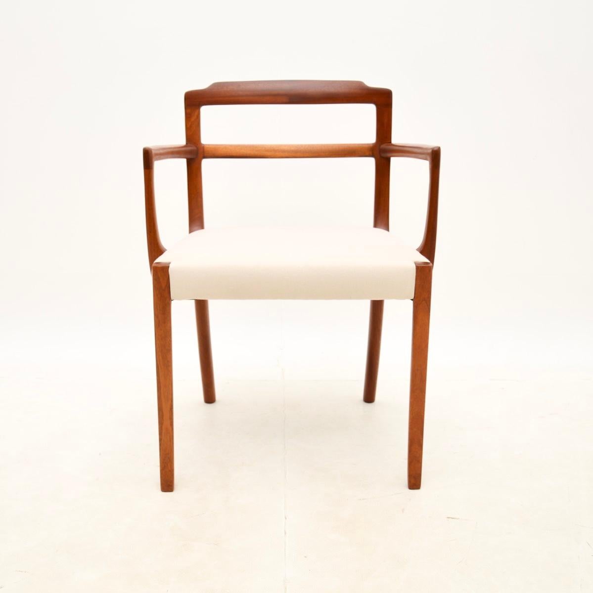 Mid-20th Century Set of Eight Vintage Danish Dining Chairs by Ole Wanscher