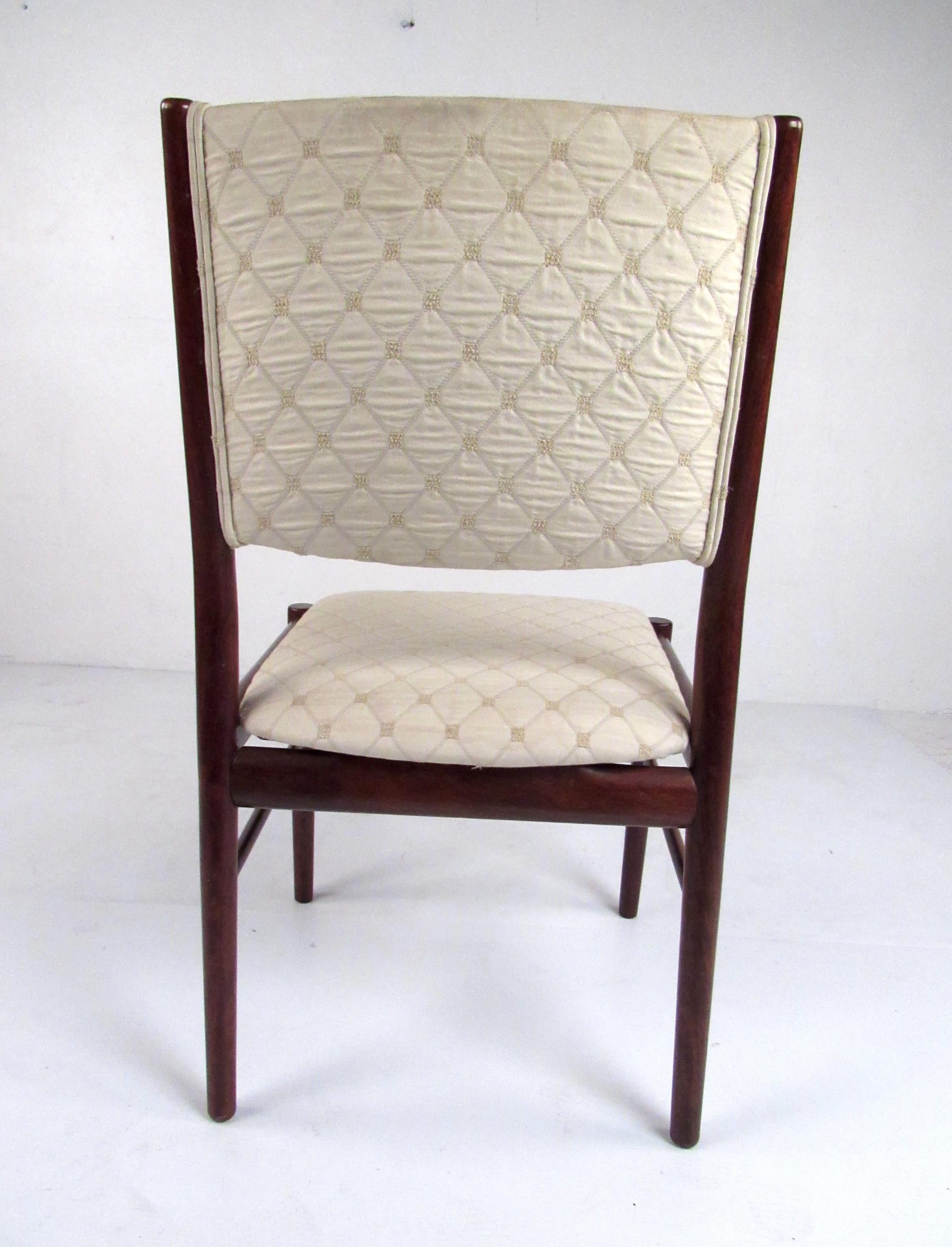 Set of Eight Vintage Danish Rosewood Chairs from Skovby Møbelfabrik im Angebot 3