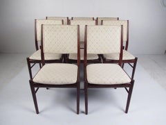 Set of Eight Vintage Danish Rosewood Chairs from Skovby Møbelfabrik