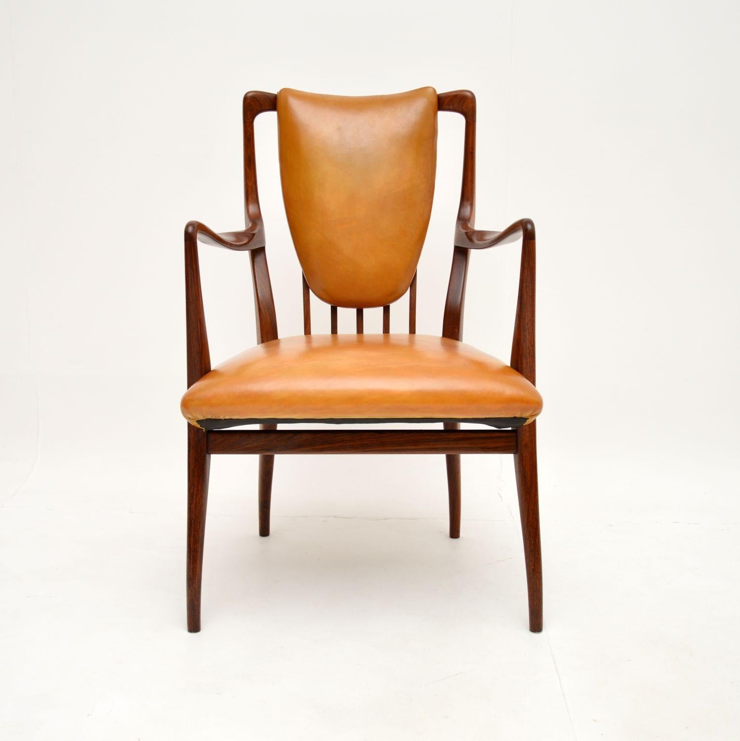 British Set of Eight Vintage Dining Chairs by A.J Milne