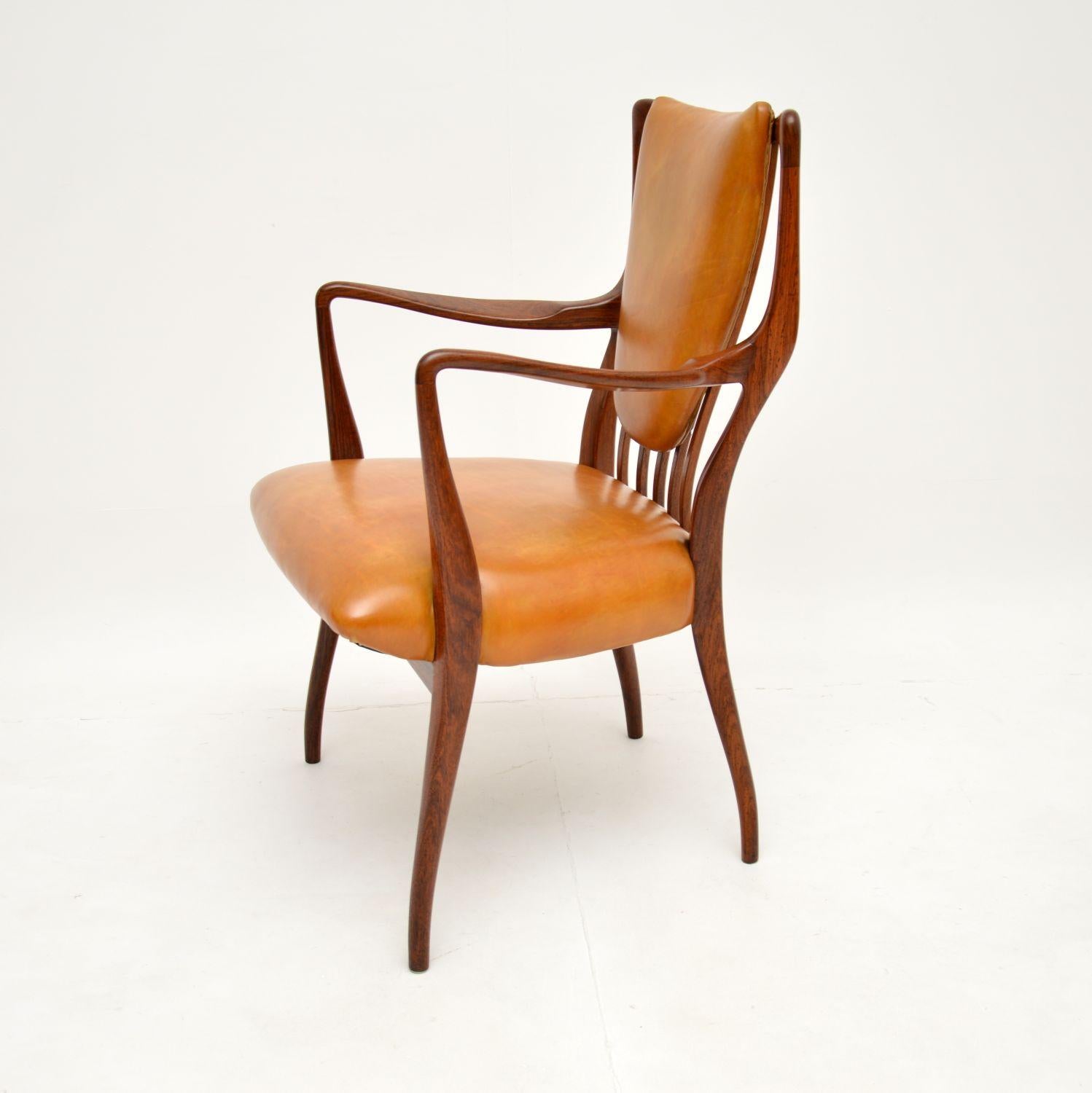 Mid-20th Century Set of Eight Vintage Dining Chairs by A.J Milne