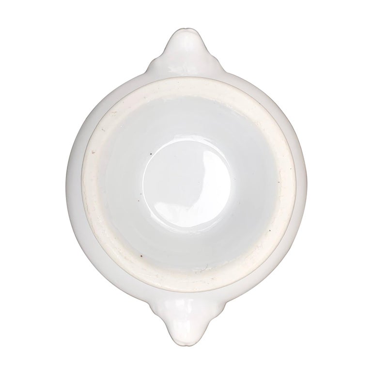 Set of Eight Vintage French Porcelain Lion Soup Bowls at 1stDibs