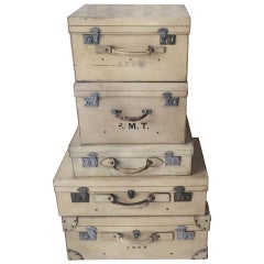 Set of Eight Vintage Luggage