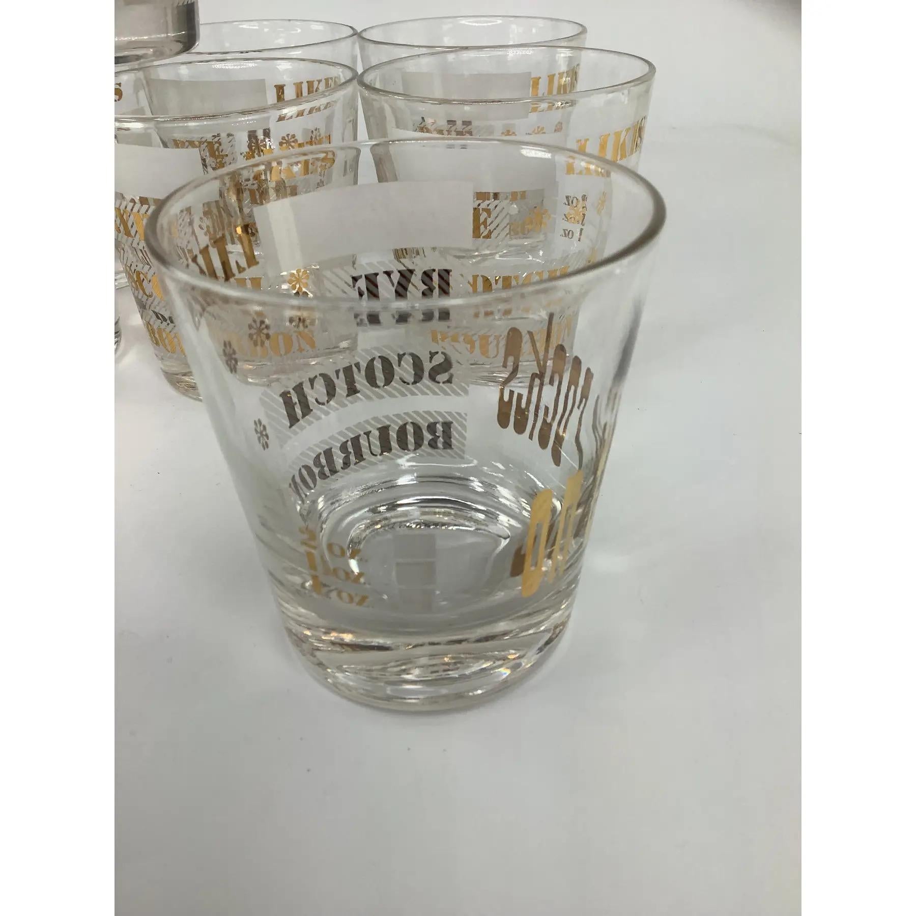 Set of Eight Vintage 