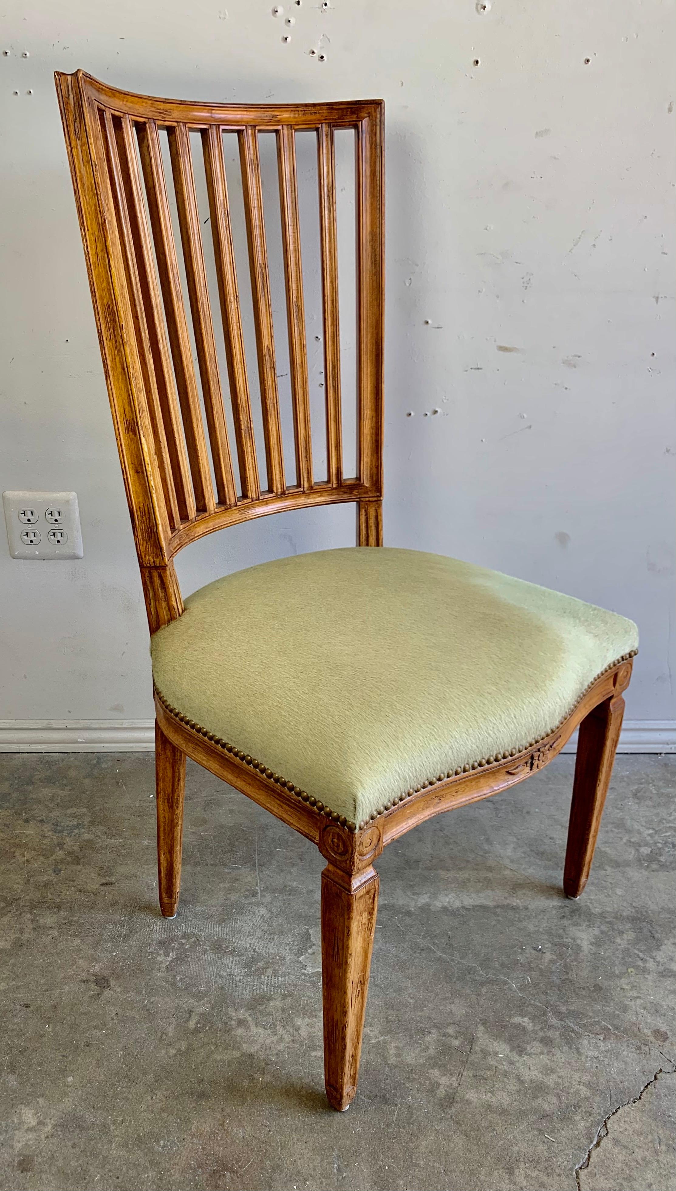 Set of Eight Vintage Rose Tarlow Dining Chairs 1