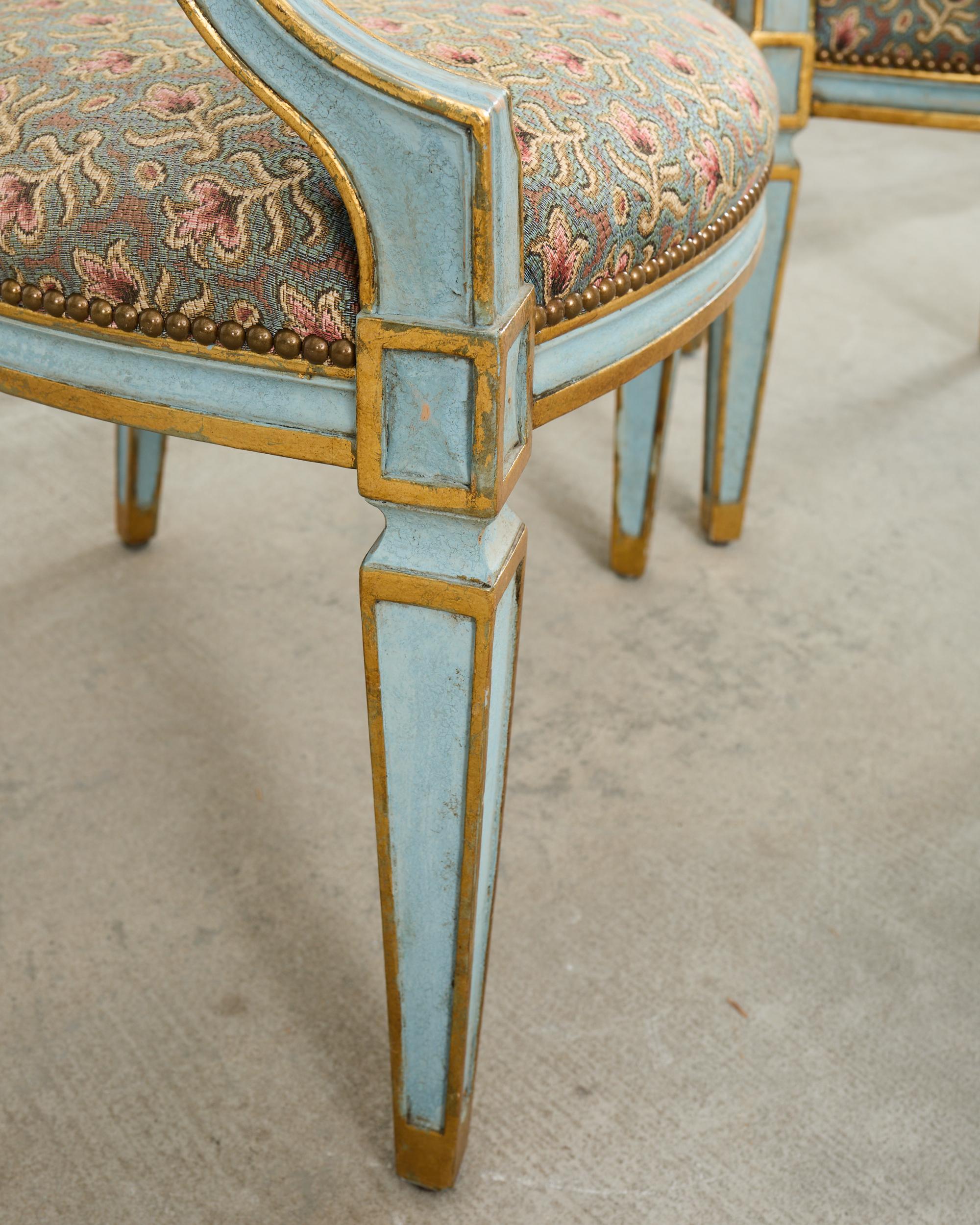 Set of Eight William Switzer Louis XVI Shield Back Dining Chairs 6