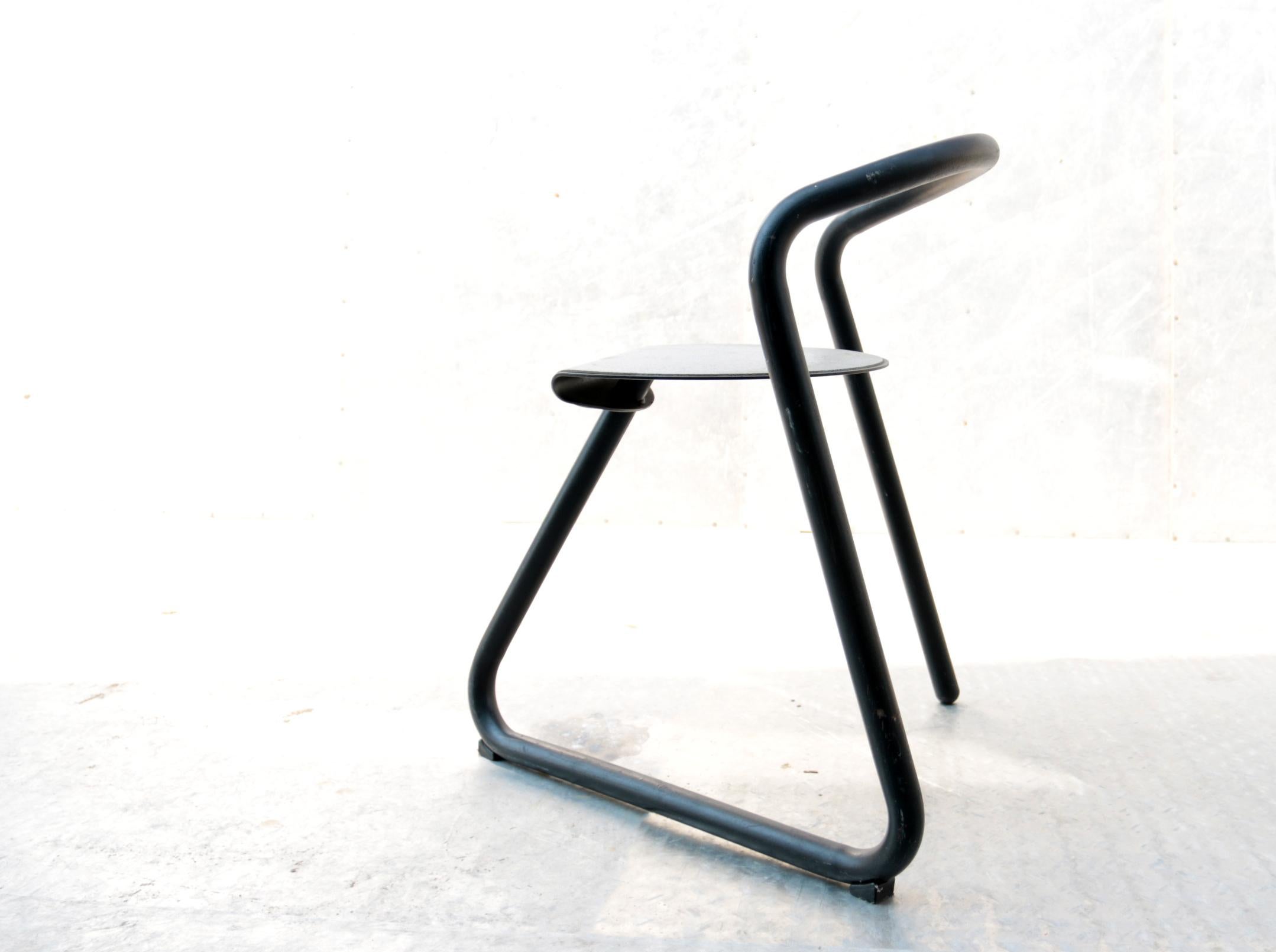 Late 20th Century Set of Eighteen Erik Magnussen 'Magnus' Chairs for Paustian Stackable For Sale
