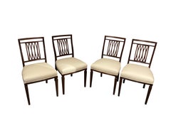 Set of Eighteen George III Style Mahogany Dining Chairs