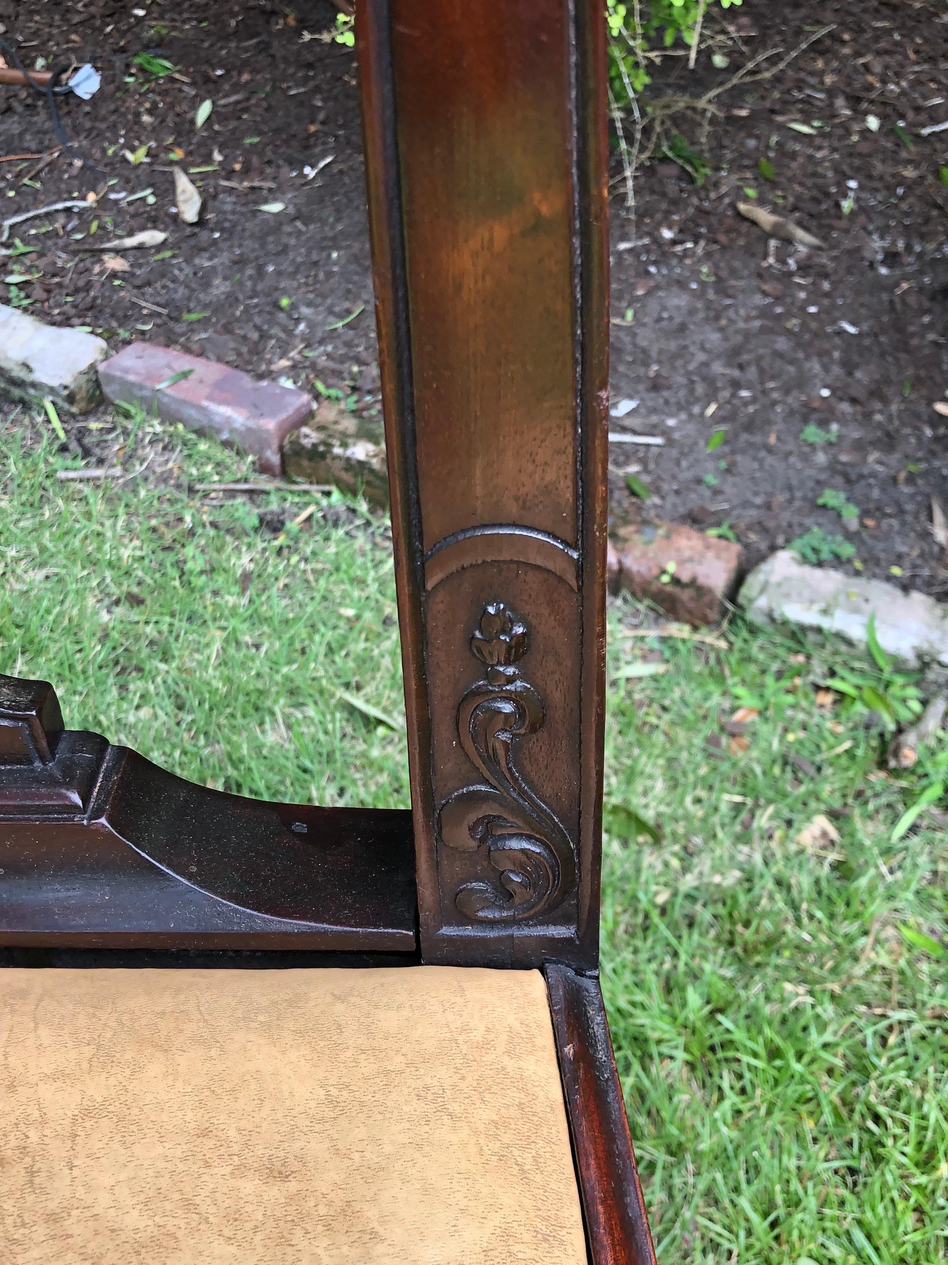 Ensemble de dix-huit chaises de salle à manger anglaises géorgiennes, 19e siècle en vente 8