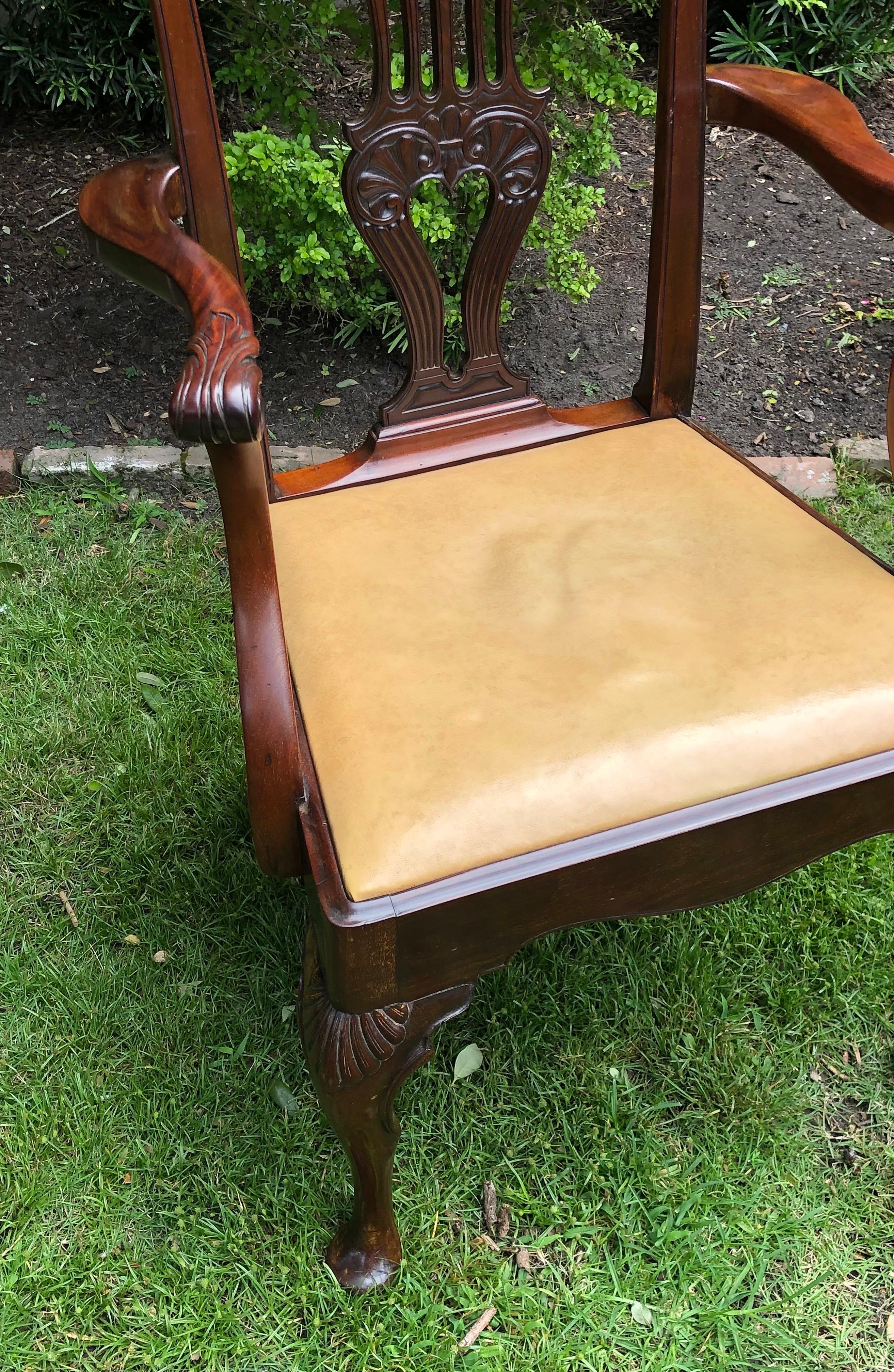 Ensemble de dix-huit chaises de salle à manger anglaises géorgiennes, 19e siècle en vente 10