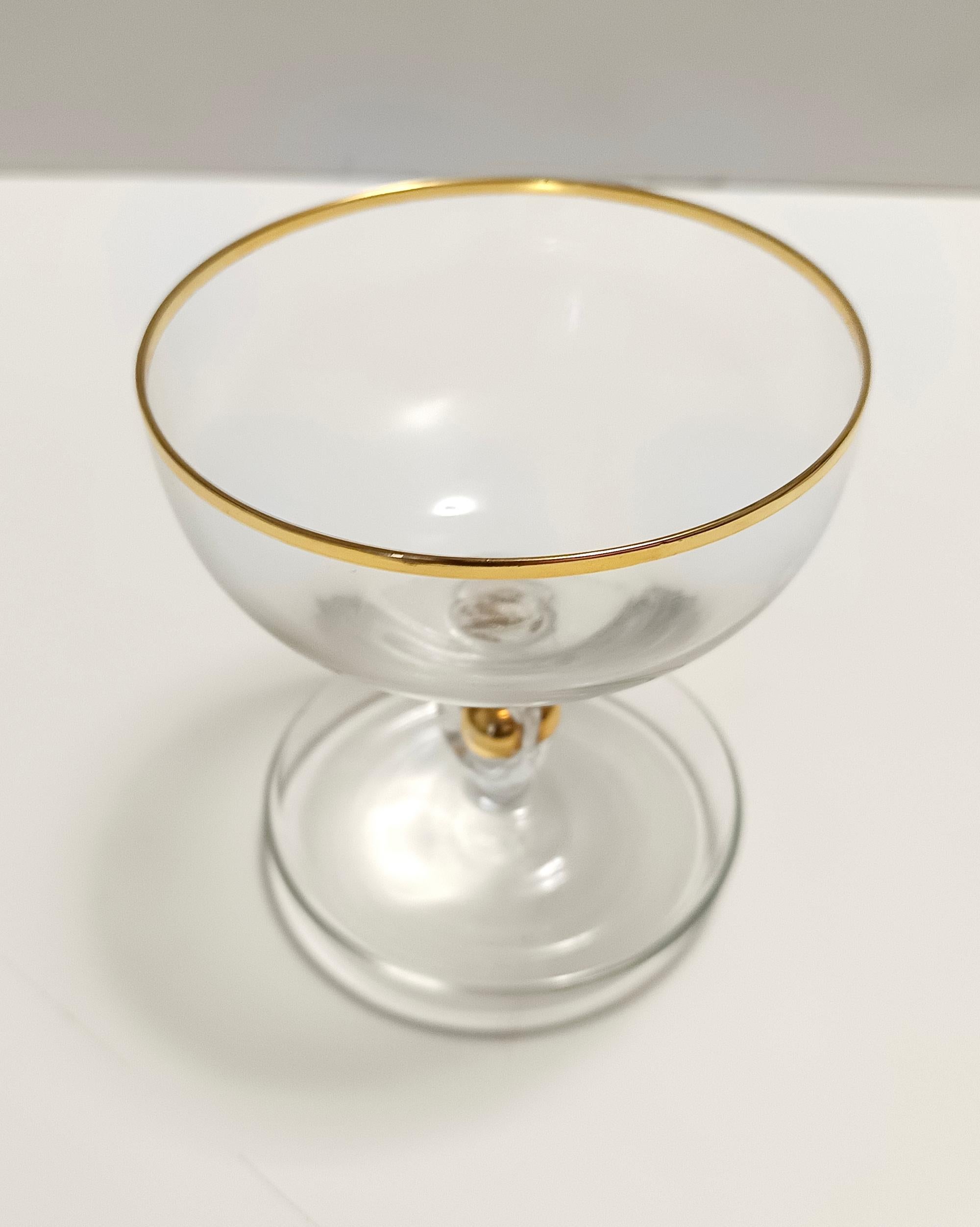 Set von elf böhmischen Kristall-Dessertschalen von Jozef Stanik im Angebot 2