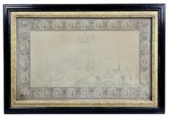 Set of Eleven Colored Engravings of the Defeat of the Spanish Armada