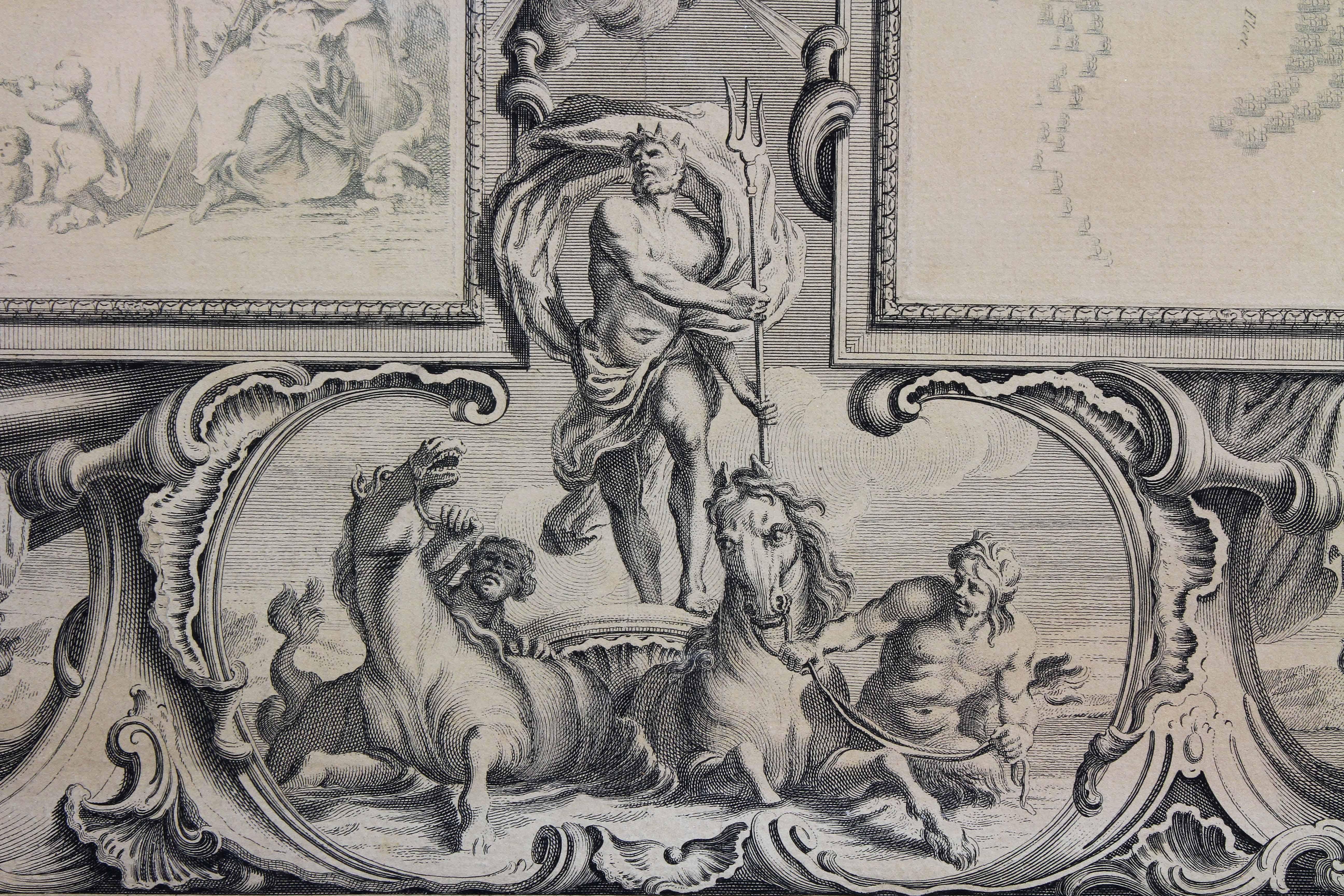 Set of Eleven Colored Engravings of the Defeat of the Spanish Armada For Sale 1