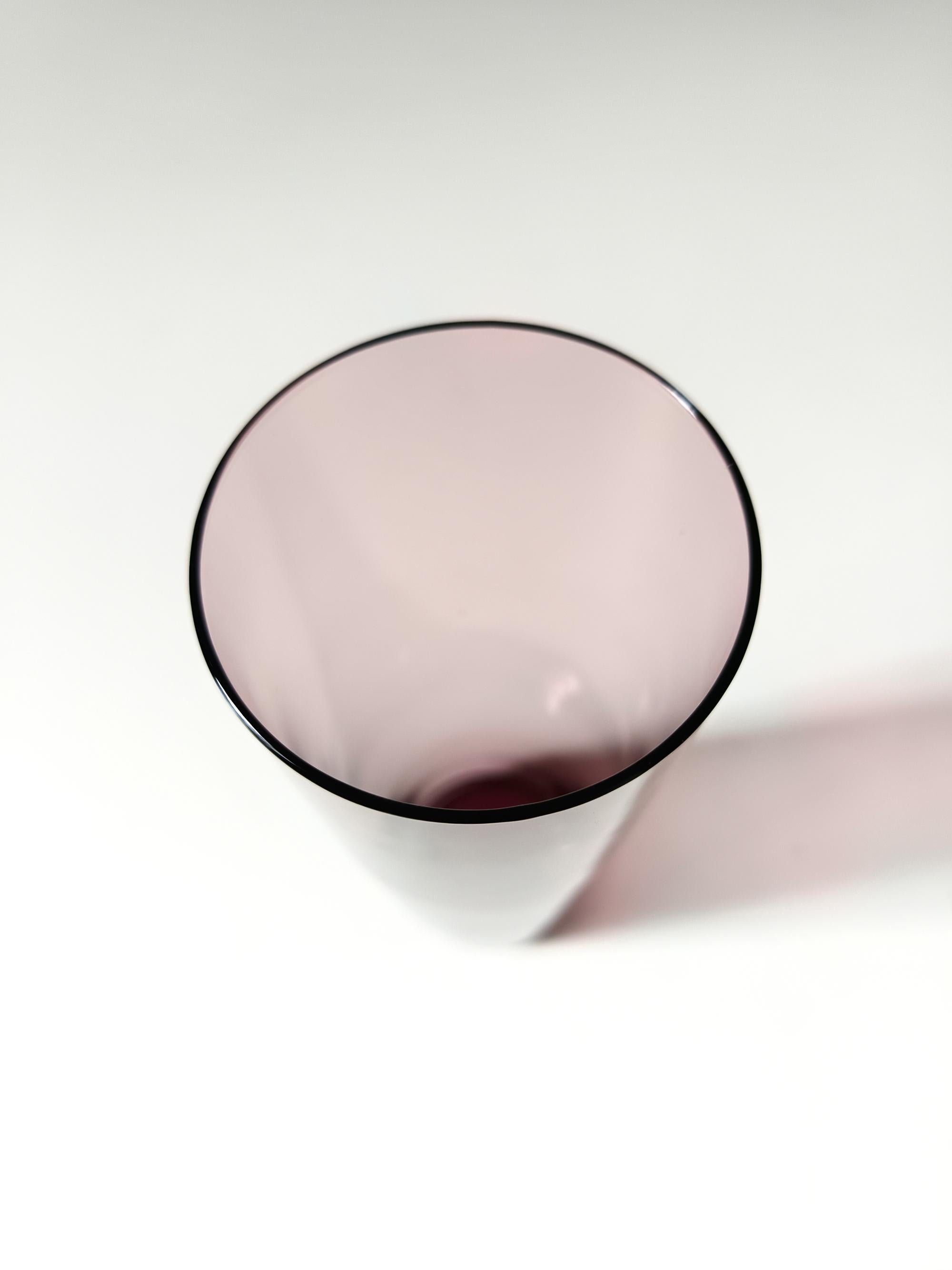 Set of Eleven Colored Glass Drinking Glasses by Tapio Wirkkala for Iittala 3