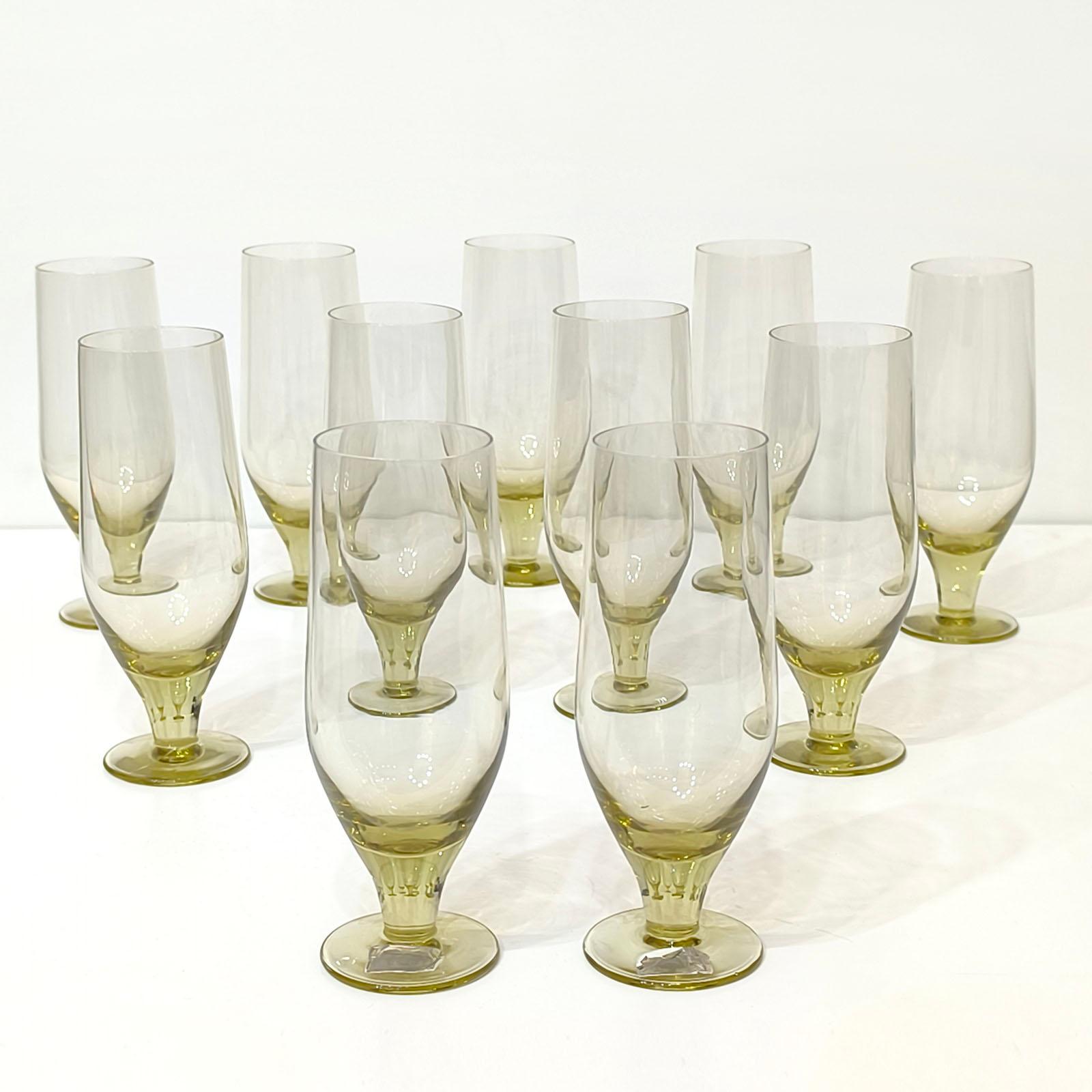 Juego de once copas de licor de Ekenäs Sweden Glassworks, Artículos de bar, Vaso con pie en Excelente estado para la venta en Bochum, NRW