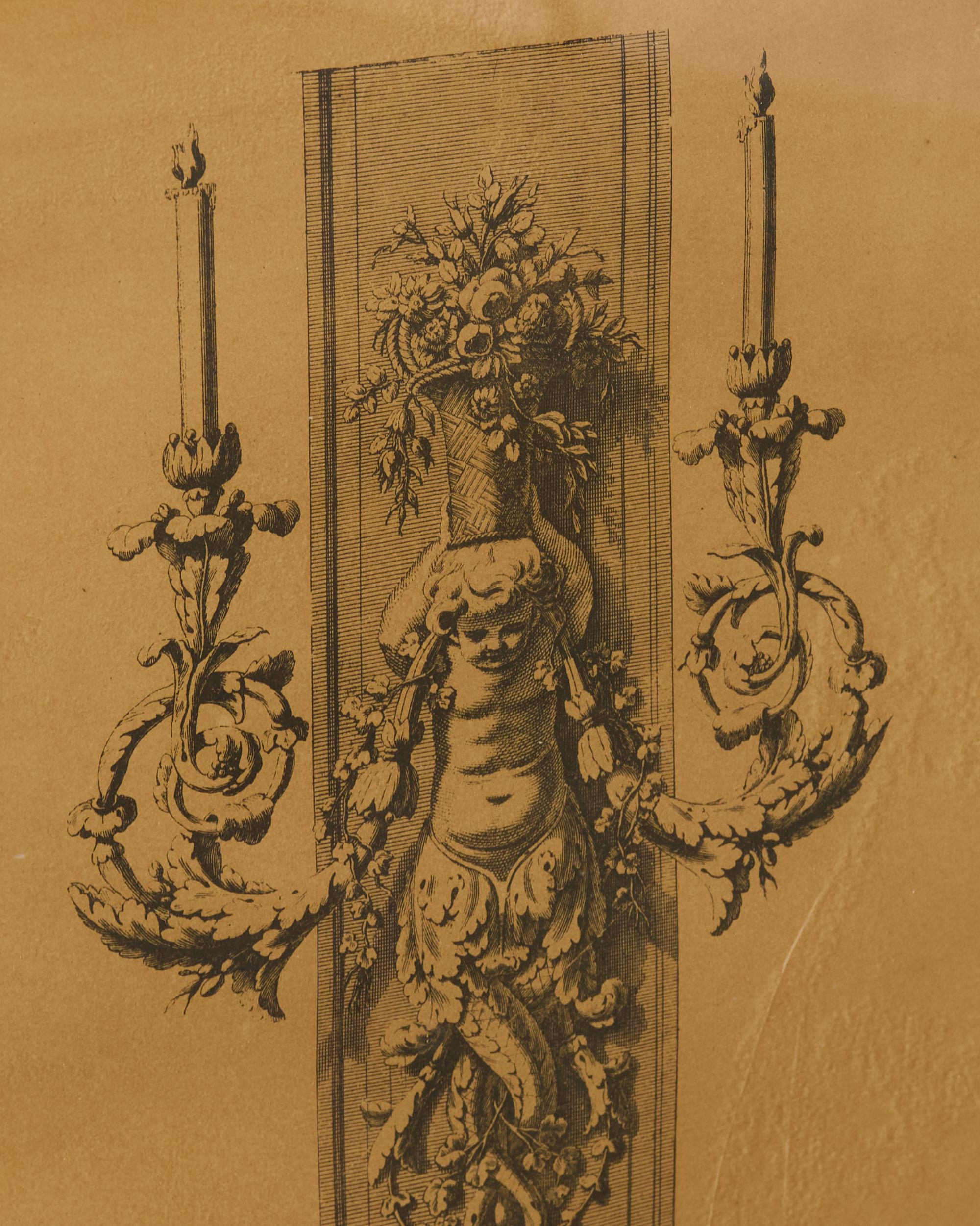 Set of Eleven Neoclassical Style French Architectural Framed Prints For Sale 12