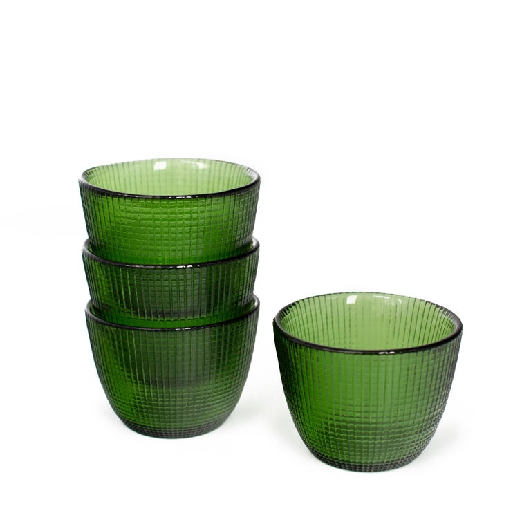 Set of Emerald Sipping Glasses, Represented by Tuleste Factory For Sale