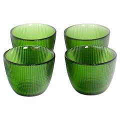 Set of Emerald Sipping Glasses, Represented by Tuleste Factory 