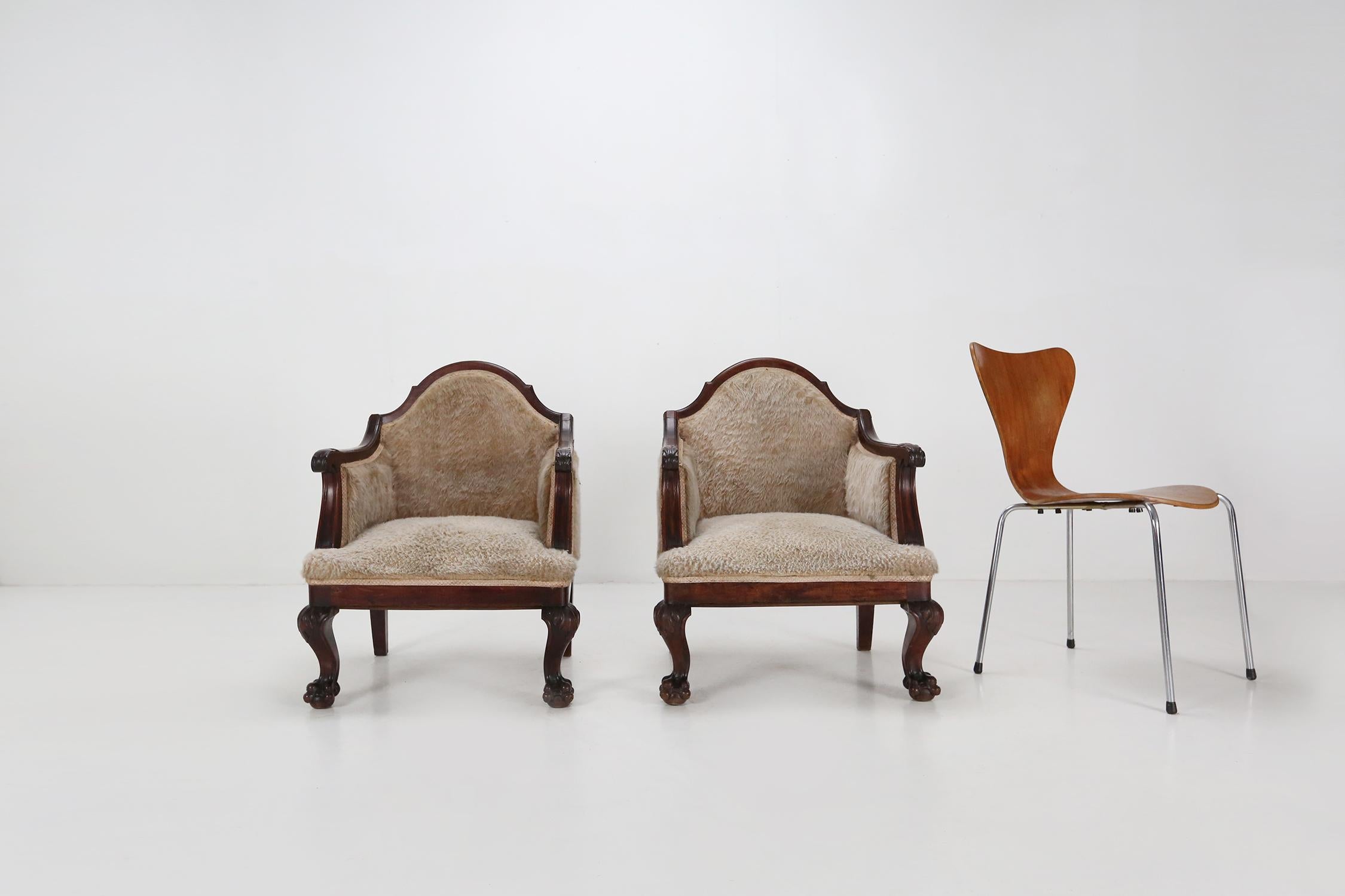 Set of Empire Armchairs, Ca.1820 For Sale 8
